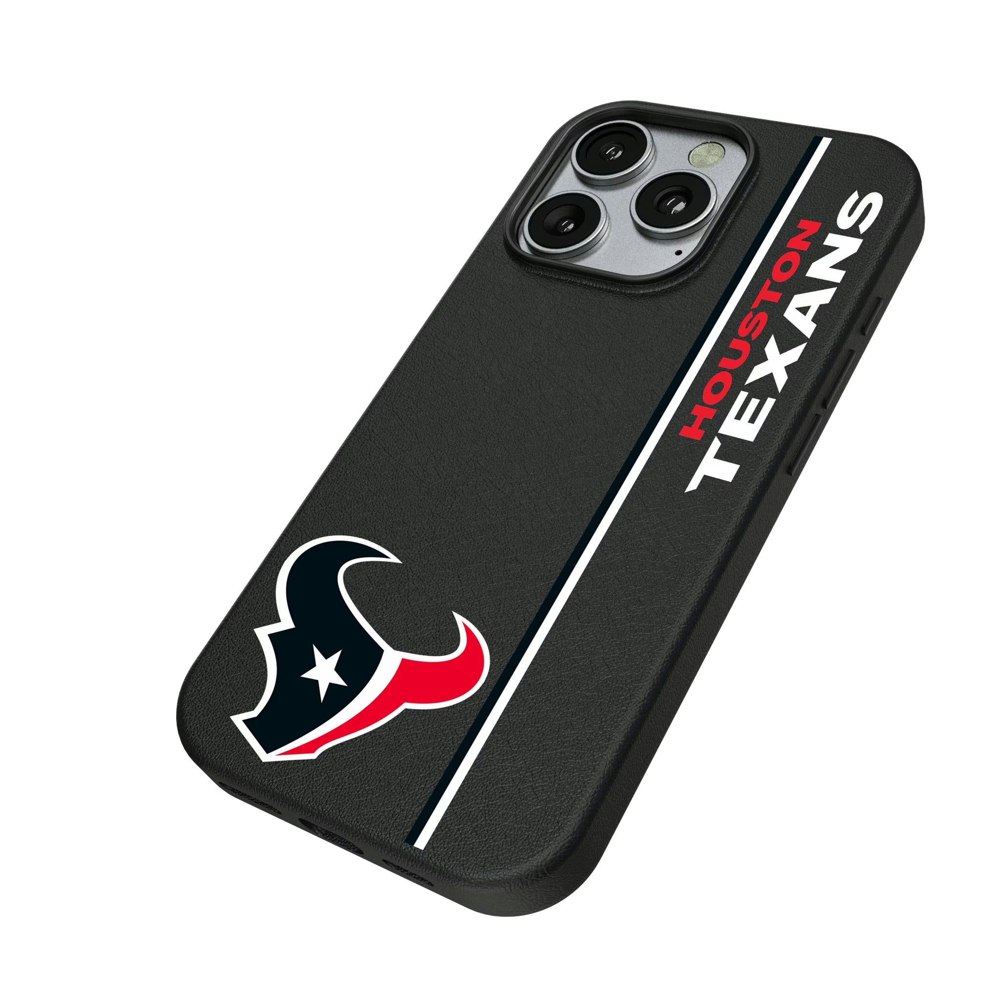 Houston Texans Sidebar iPhone MagSafe Compatible Phone Case for Apple iPhone - Isometric View