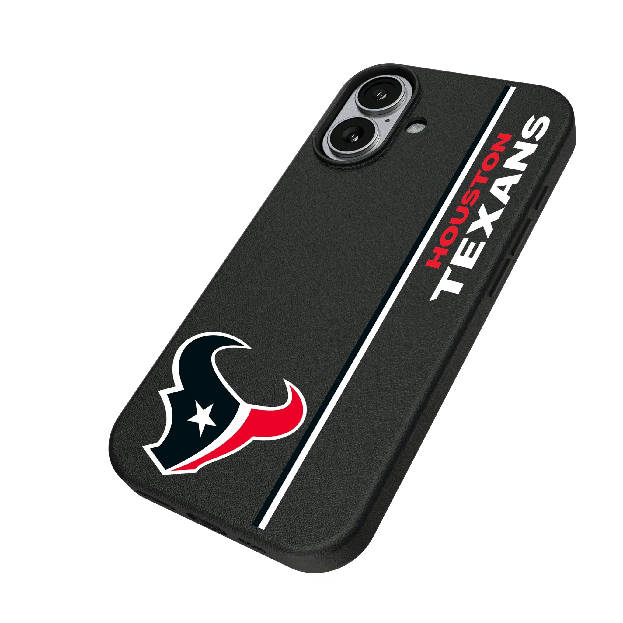 Houston Texans Sidebar iPhone MagSafe Compatible Phone Case for Apple iPhone - Isometric View#Device_iPhone 17