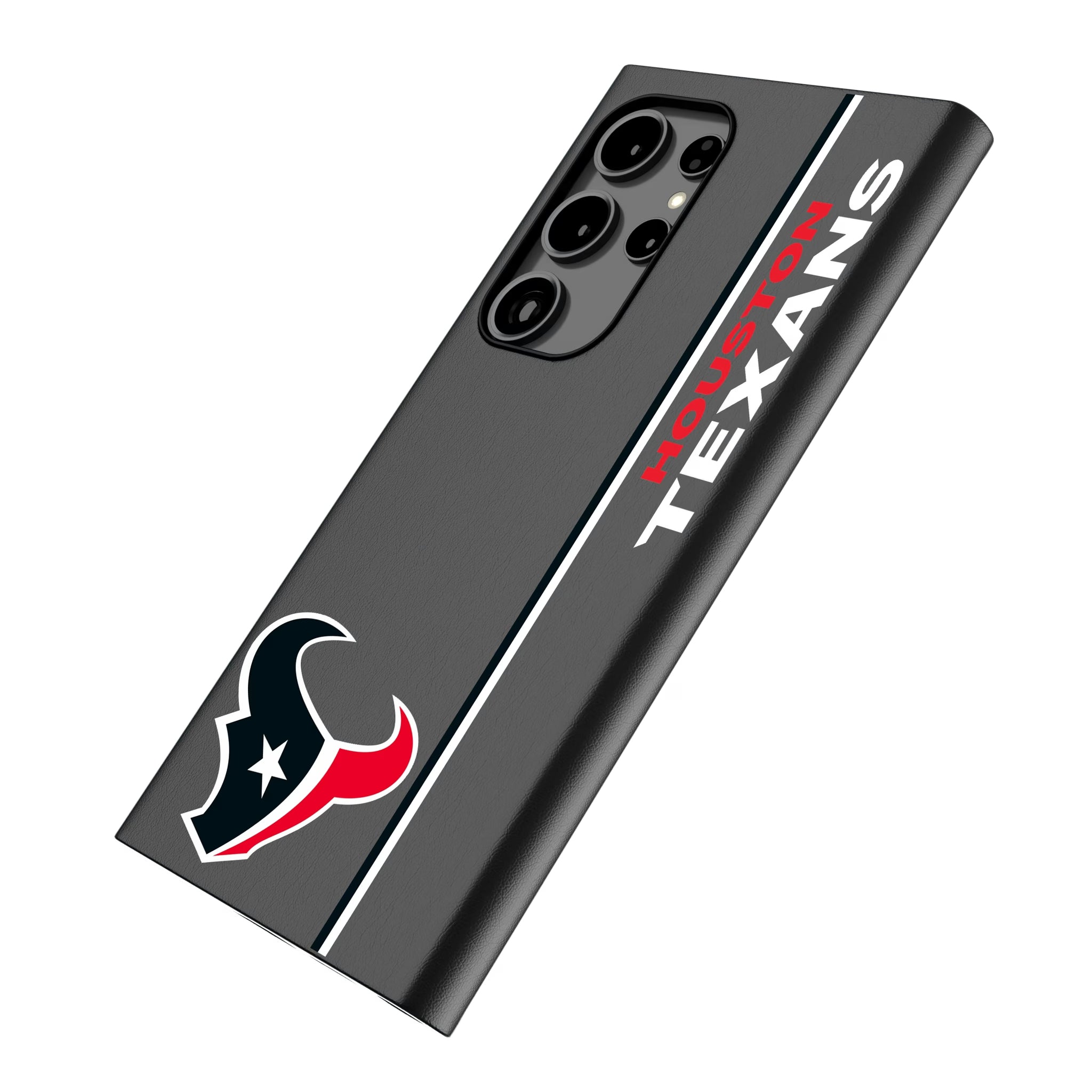 Houston Texans Sidebar Galaxy MagSafe Compatible Phone Case for Samsung Galaxy - Isometric View