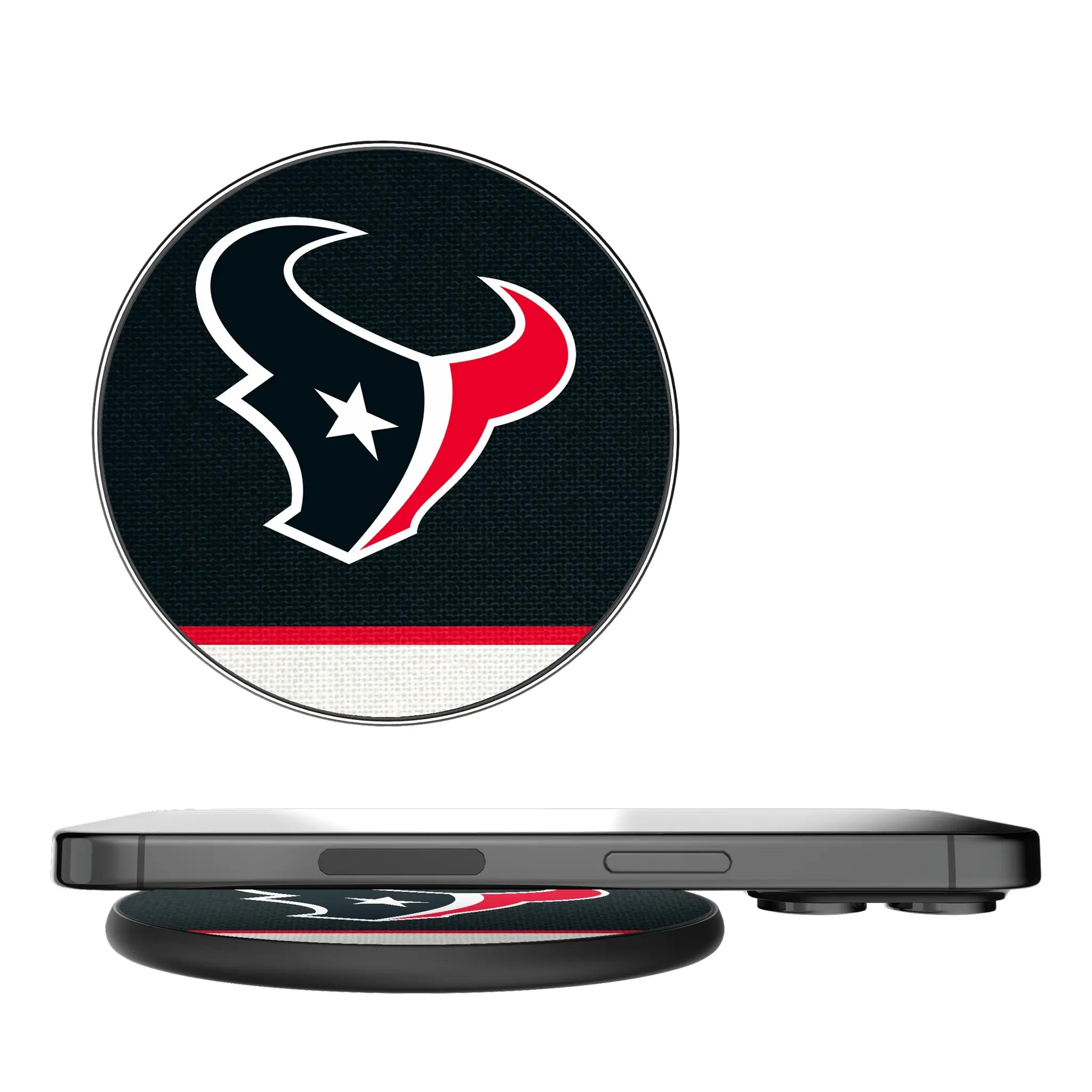 Houston Texans Stripe 15-Watt Wireless Charger