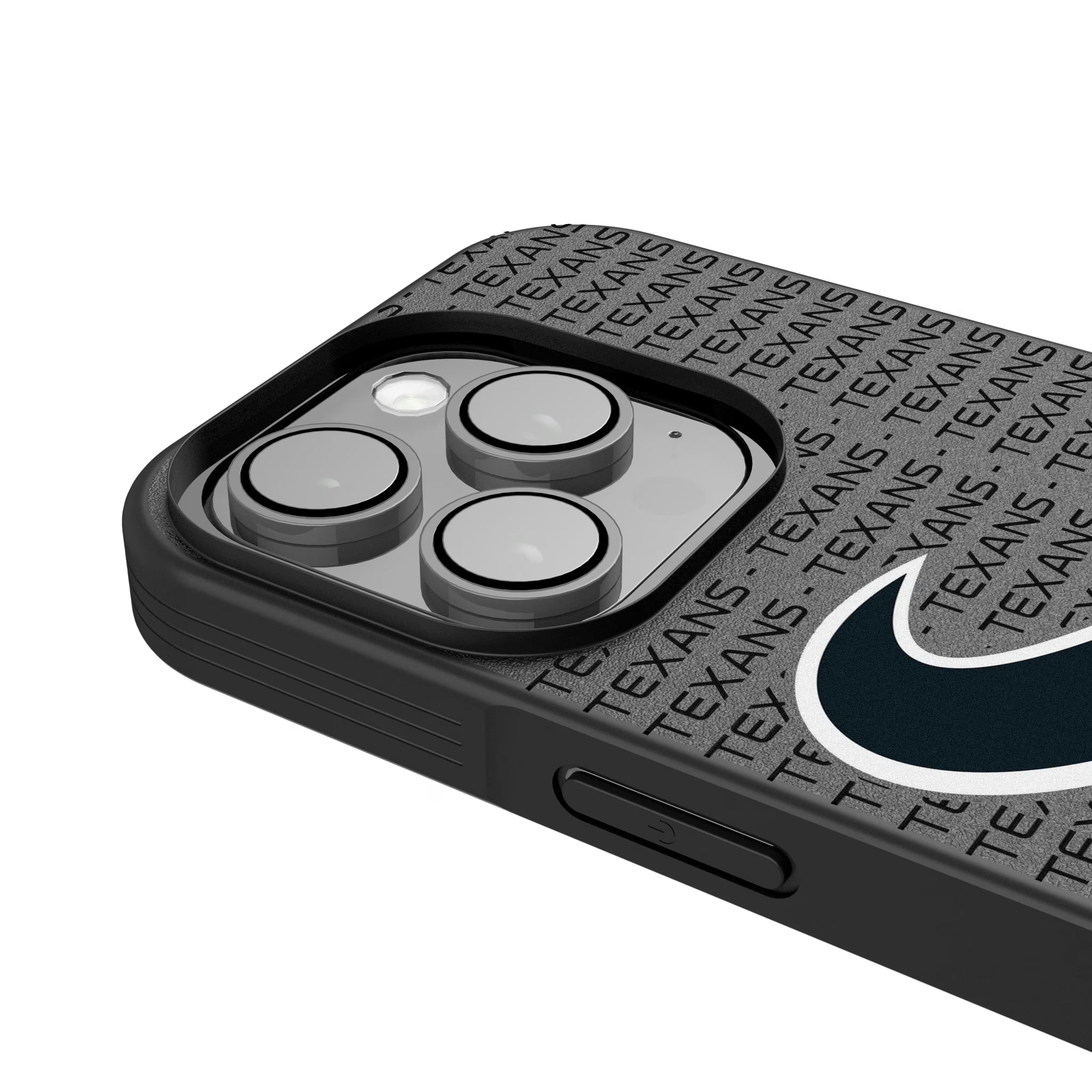 Houston Texans Text Backdrop iPhone Bump Phone Case for Apple iPhone - Detail