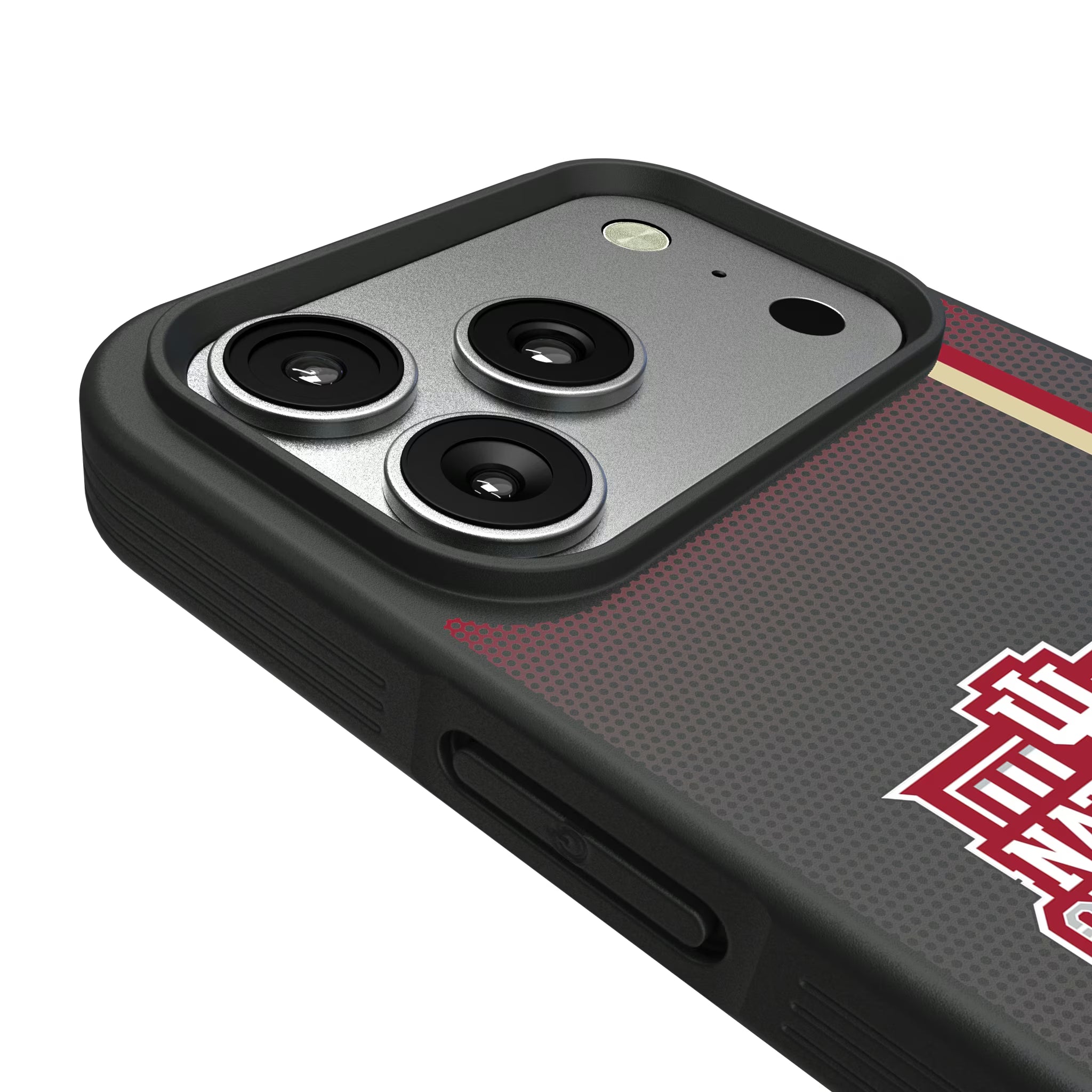 Indiana University Hoosiers 2025 College Football Playoff National Champion iPhone Bump Phone Case for Apple iPhone - Detail#Device_iPhone 17 Pro