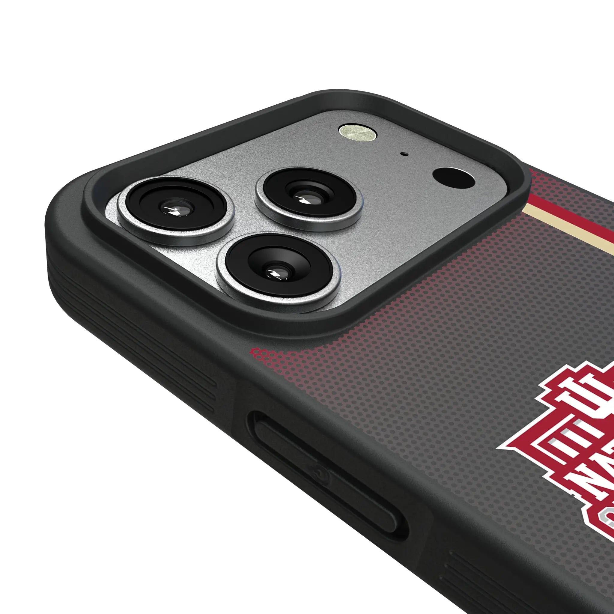 Indiana University Hoosiers 2025 College Football Playoff National Champion iPhone Bump Phone Case for Apple iPhone - Detail#Device_iPhone 17 Pro