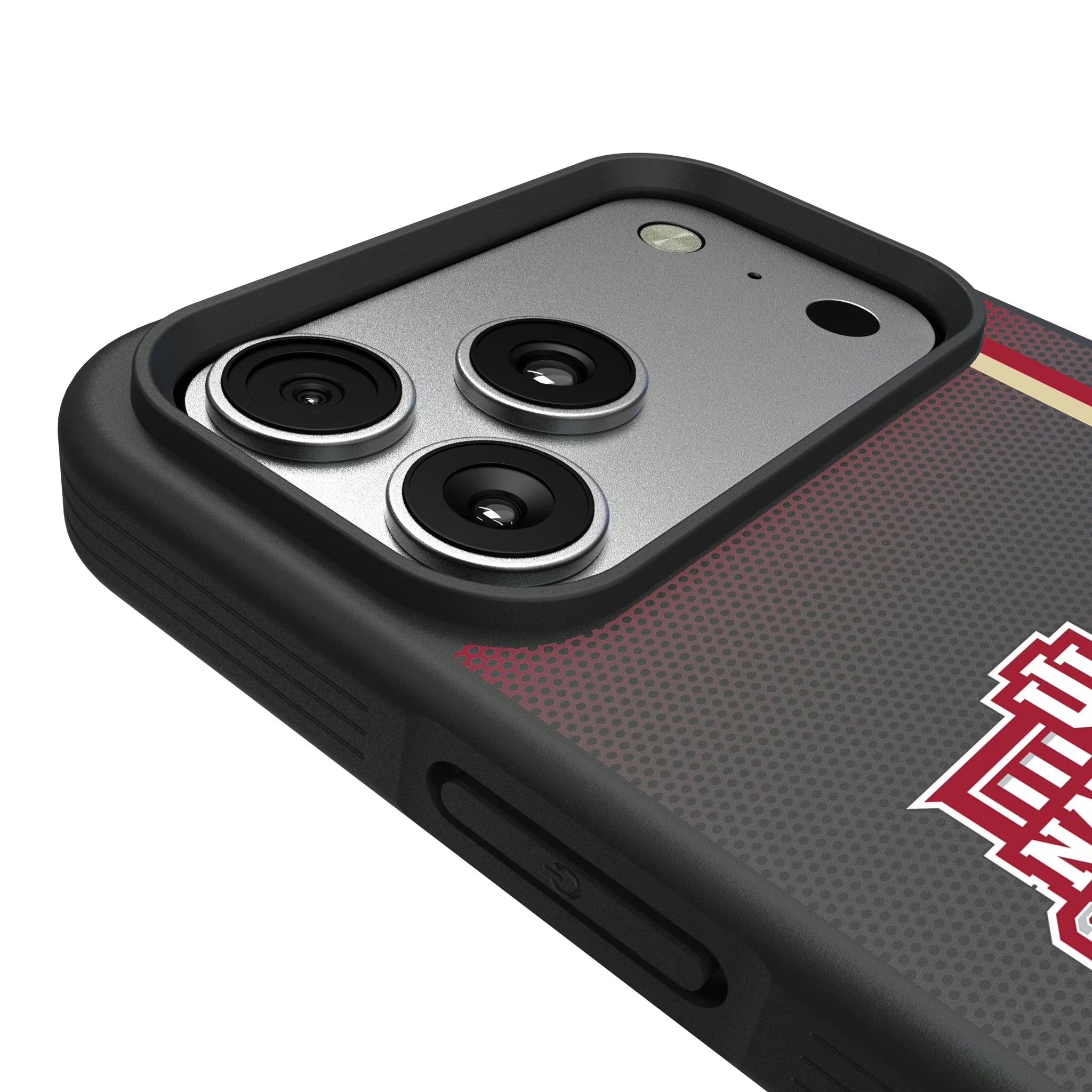 Indiana University Hoosiers 2025 College Football Playoff National Champion iPhone Bump Phone Case for Apple iPhone - Detail#Device_iPhone 17 Pro Max