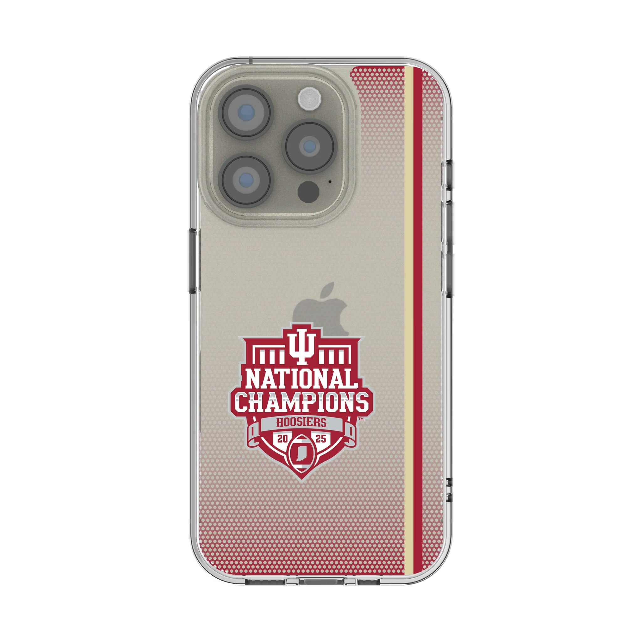 Indiana University Hoosiers 2025 College Football Playoff National Champion iPhone Clear Phone Case for Apple iPhone