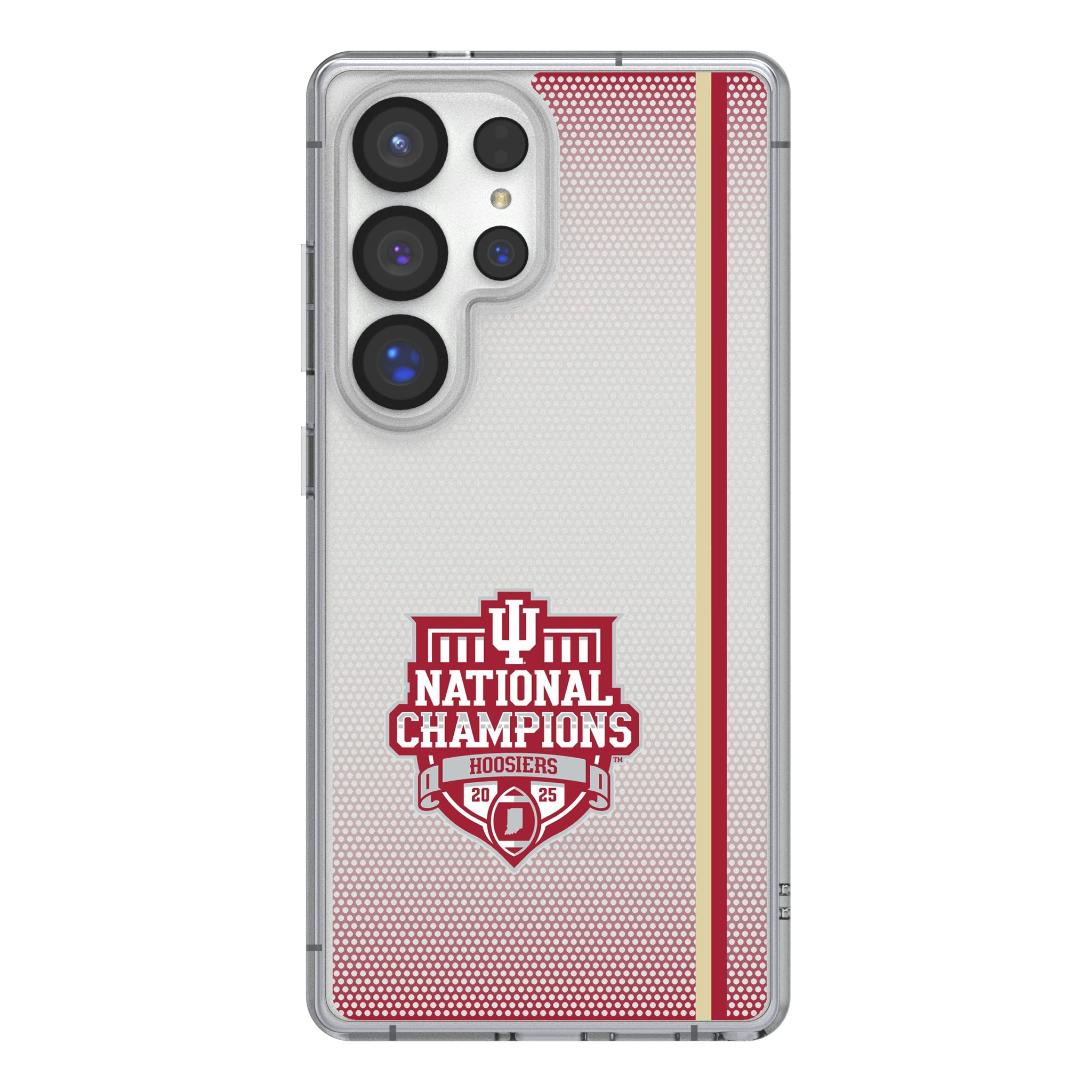 Indiana University Hoosiers 2025 College Football Playoff National Champion Galaxy Clear Phone Case for Samsung Galaxy