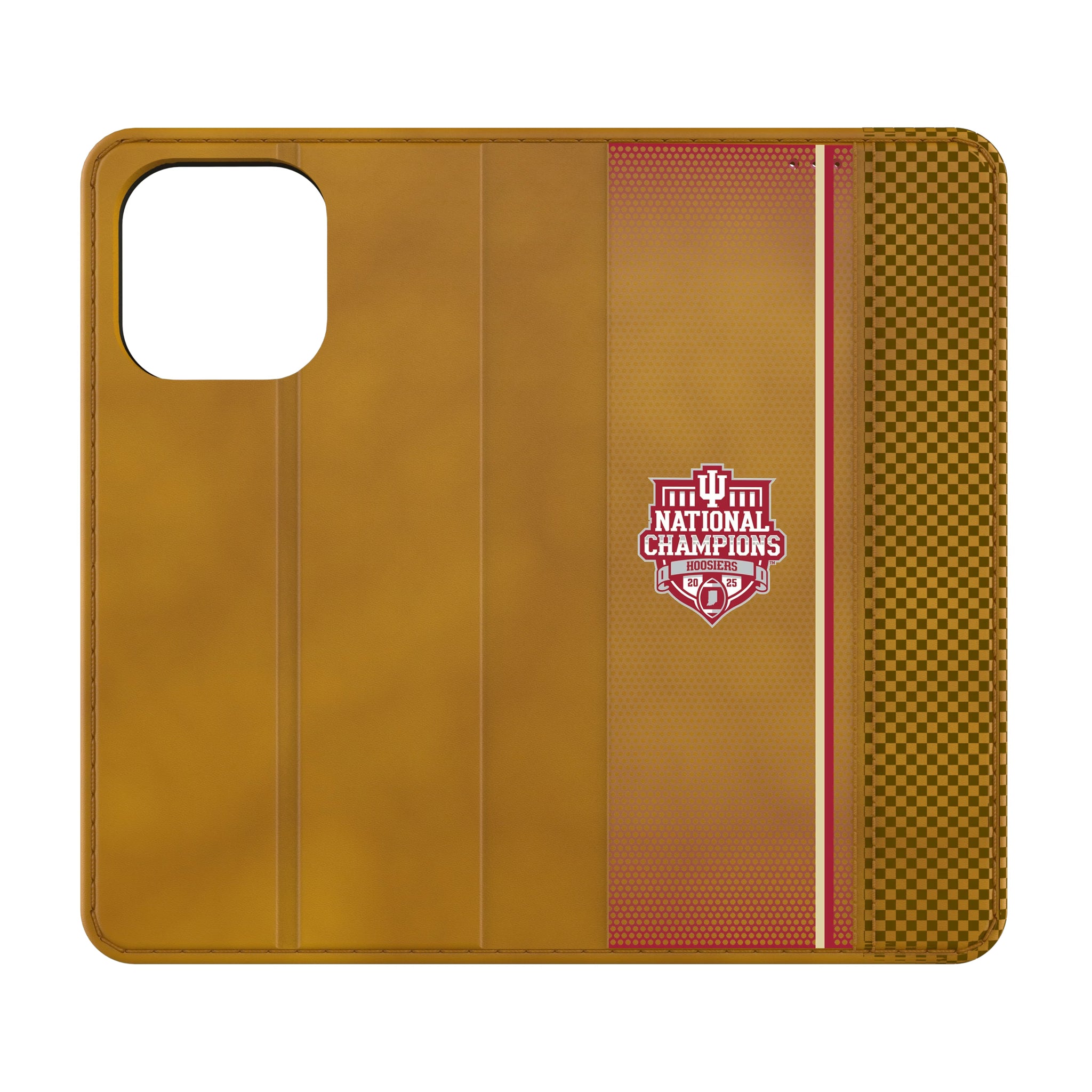 Indiana University Hoosiers 2025 College Football Playoff National Champion iPhone Folio Phone Case for Apple iPhone
