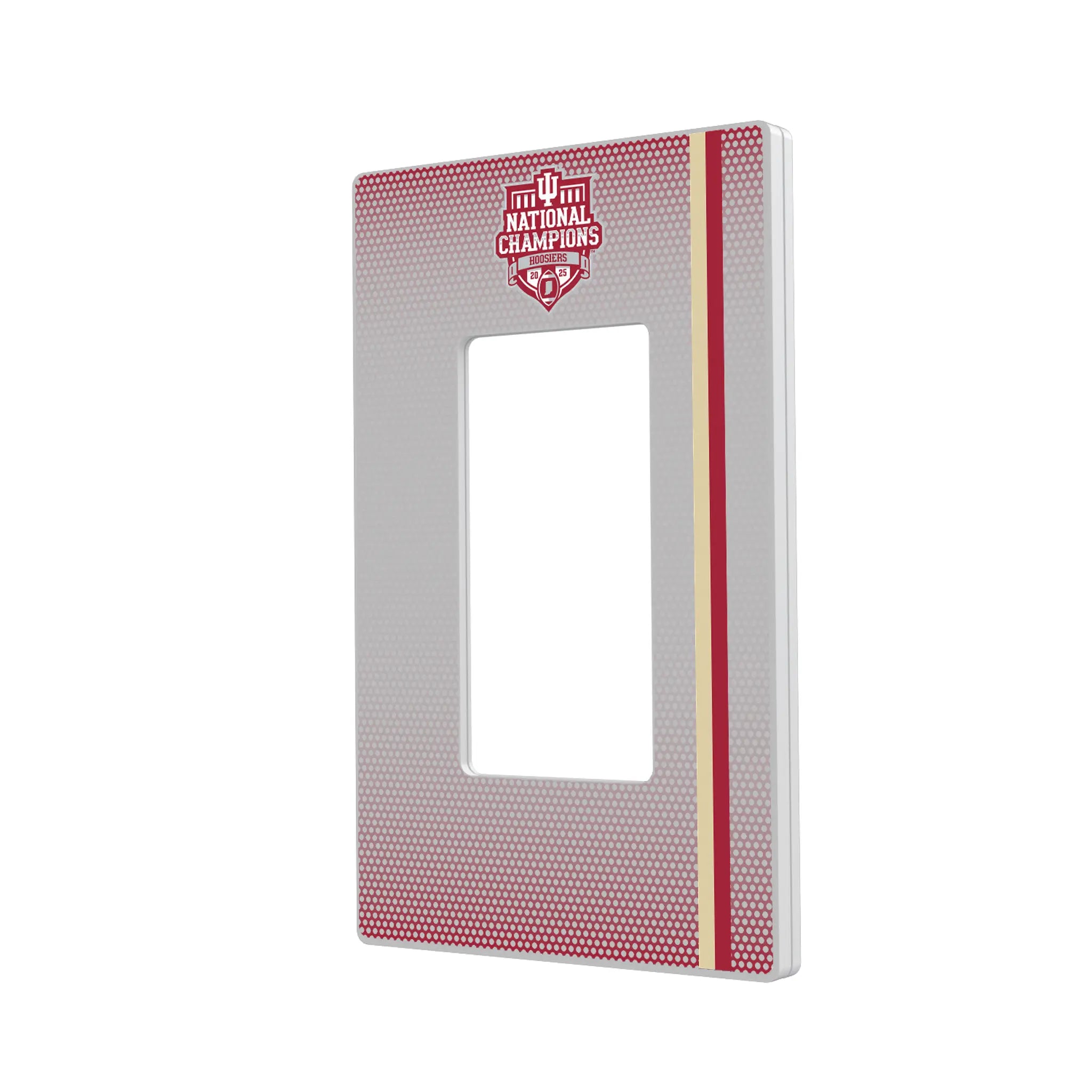 Indiana University Hoosiers 2025 College Football Playoff National Champion Hidden-Screw Light Switch Plate#Style_Single Rocker