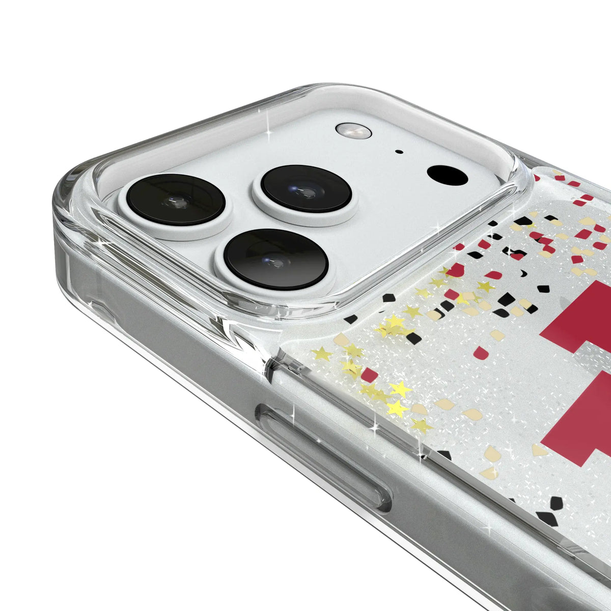 Indiana University Hoosiers Confetti iPhone Glitter Phone Case for Apple iPhone - Detail#Device_iPhone 18 Pro
