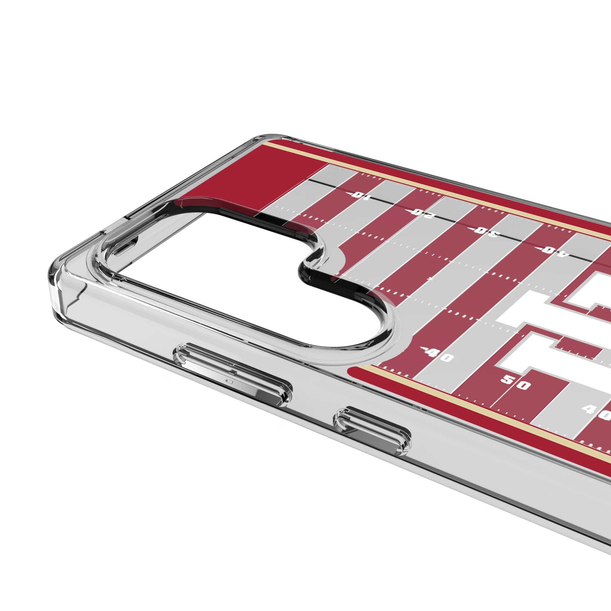 Indiana University Hoosiers Field Galaxy Clear Phone Case for Samsung Galaxy - Detail