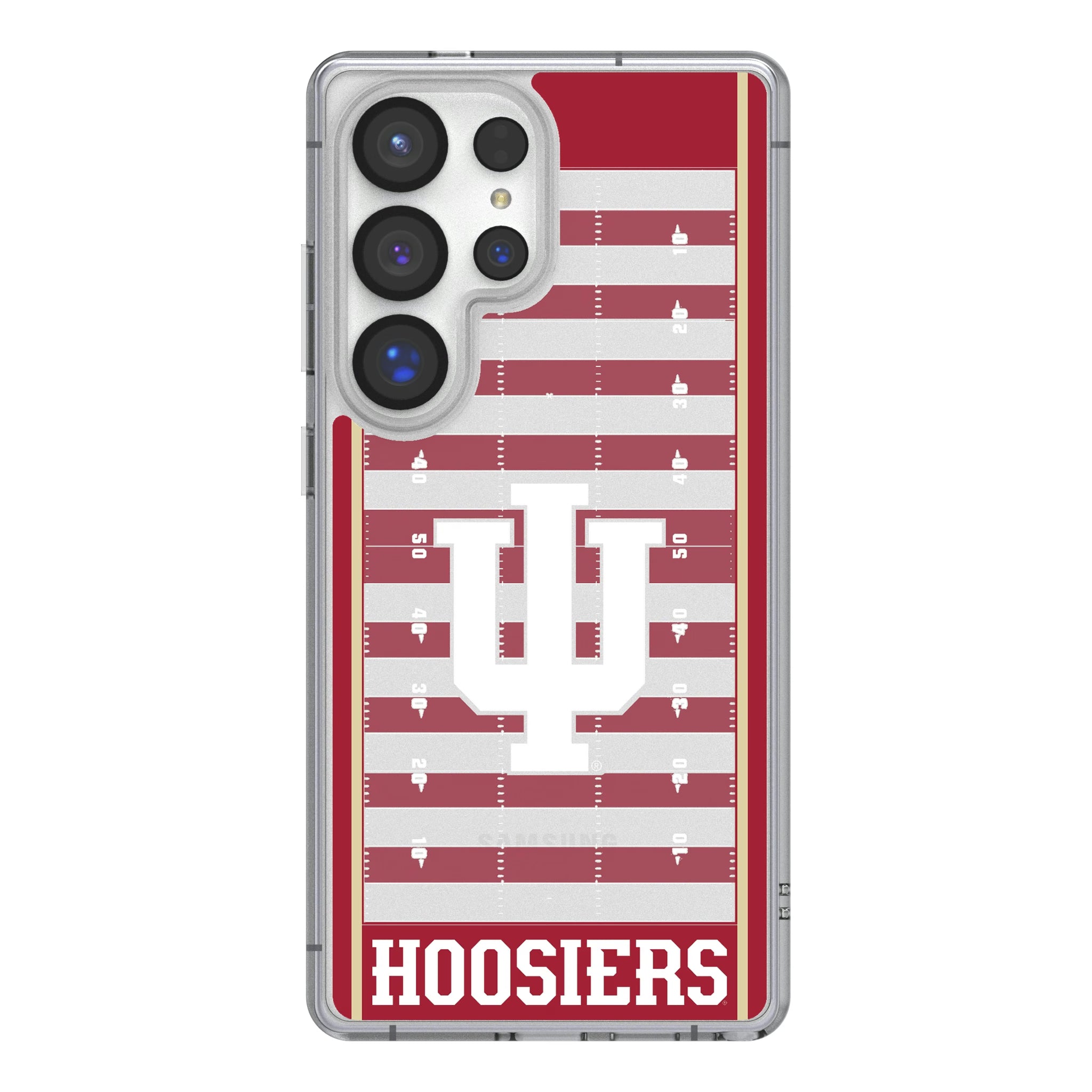 Indiana University Hoosiers Field Galaxy Clear Phone Case for Samsung Galaxy