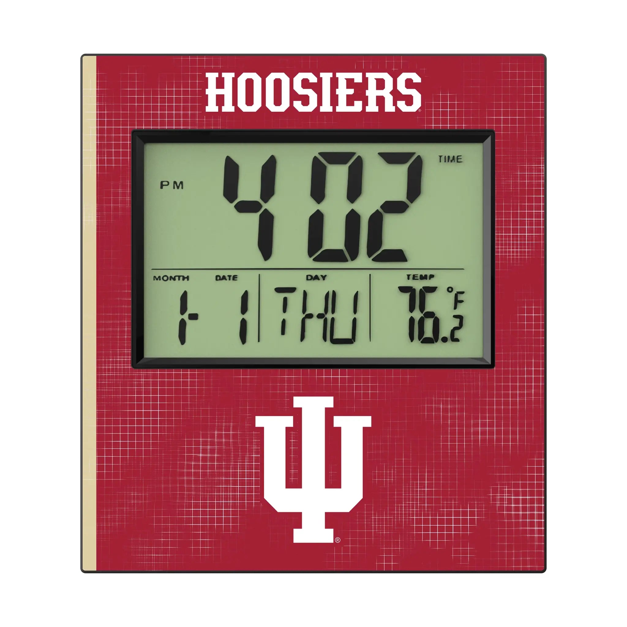 Indiana University Hoosiers Hatch Wall Clock