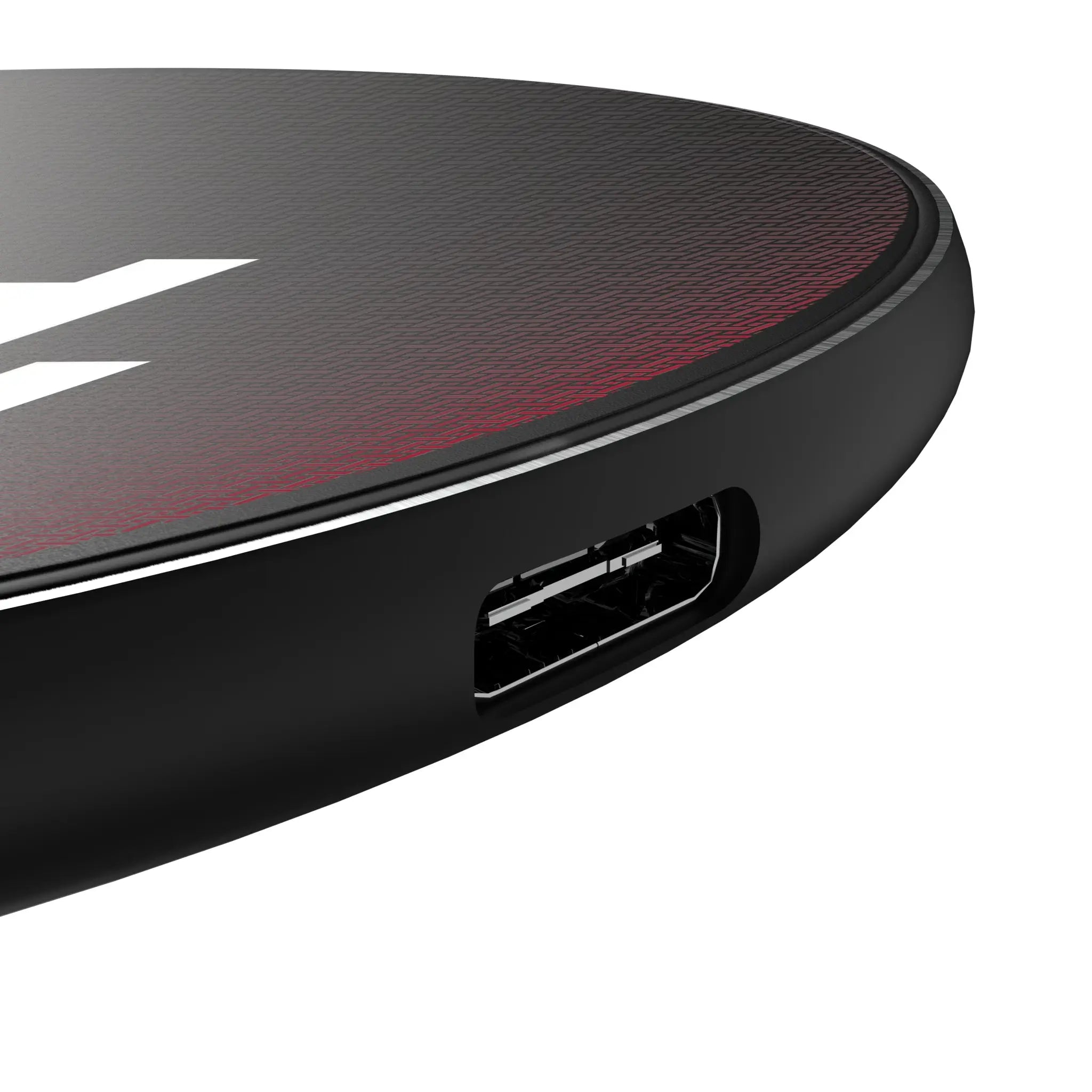 Indiana University Hoosiers Linen 15-Watt Wireless Charger - Detail