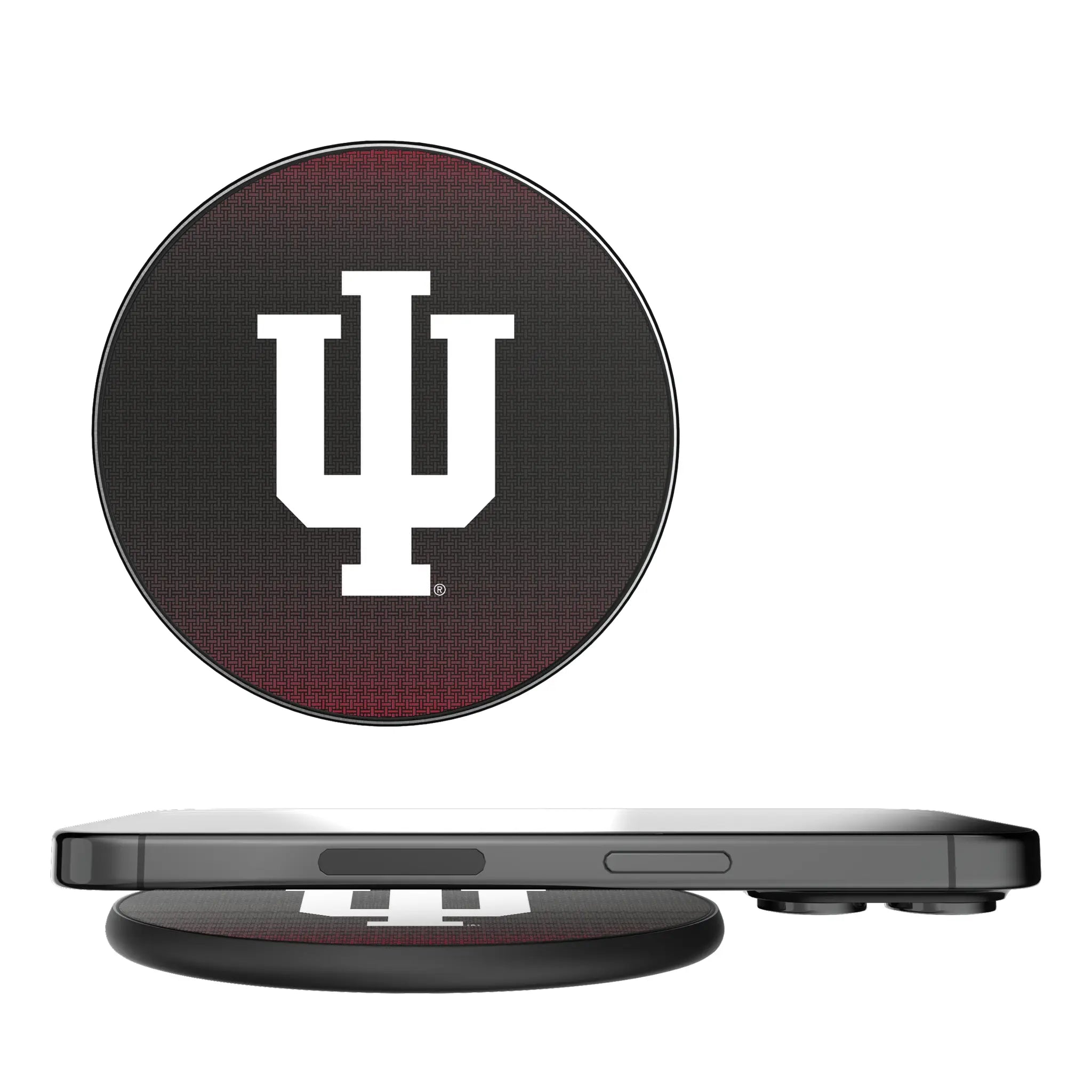 Indiana University Hoosiers Linen 15-Watt Wireless Charger