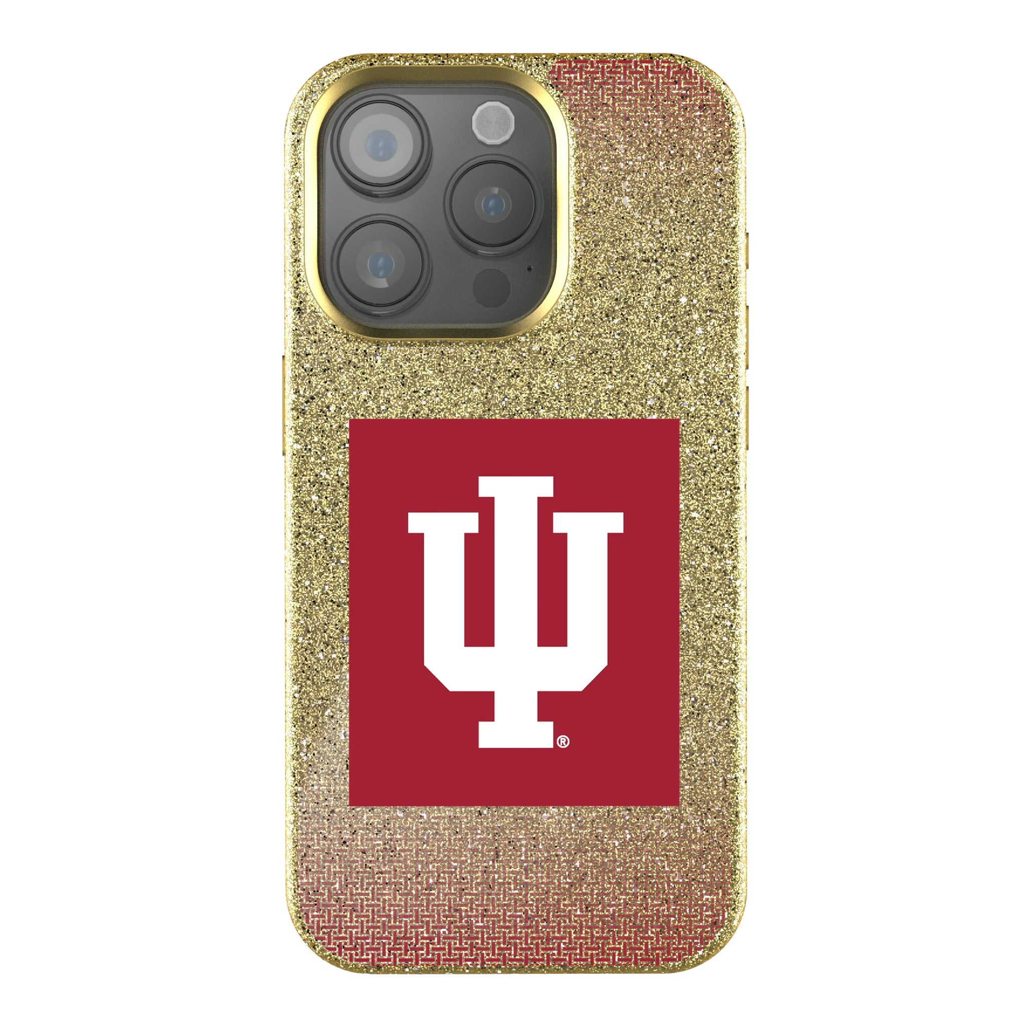 Indiana University Hoosiers Linen iPhone Bling Phone Case for Apple iPhone