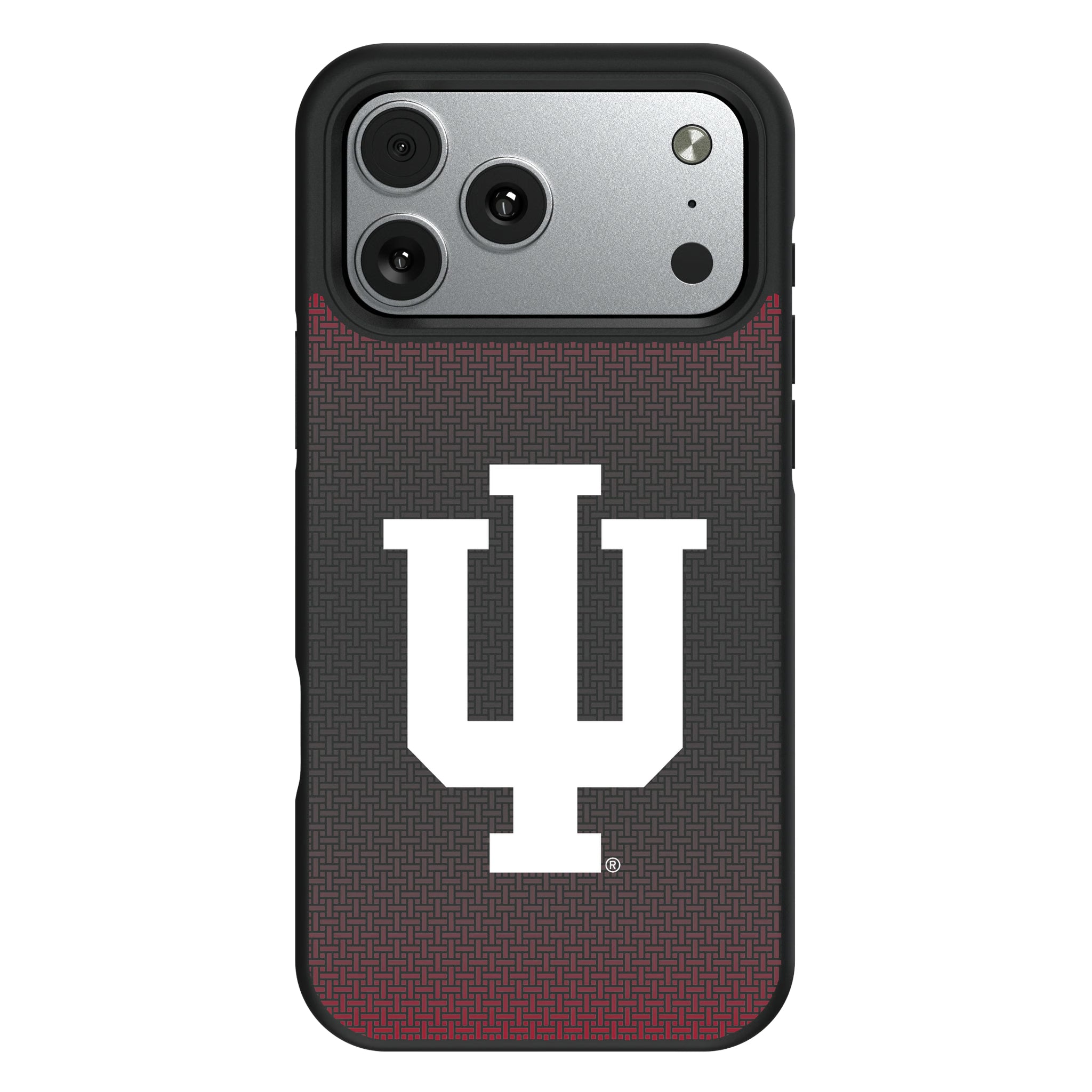Indiana University Hoosiers Linen iPhone Bump Phone Case for Apple iPhone#Device_iPhone 17 Pro Max