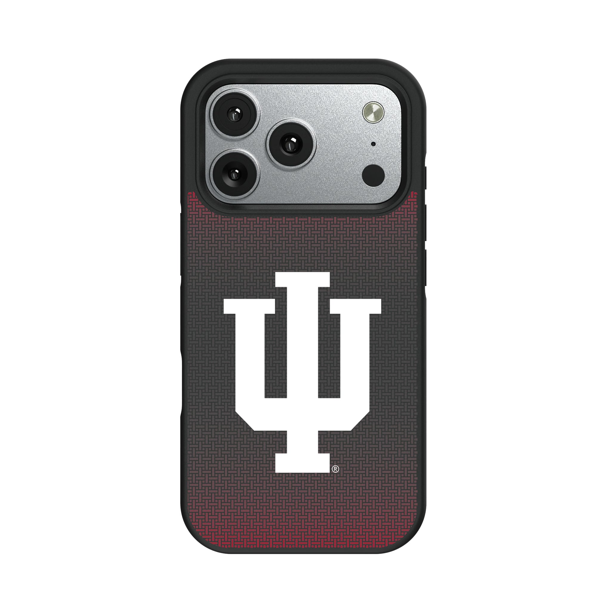 Indiana University Hoosiers Linen iPhone Bump Phone Case for Apple iPhone#Device_iPhone 17 Pro