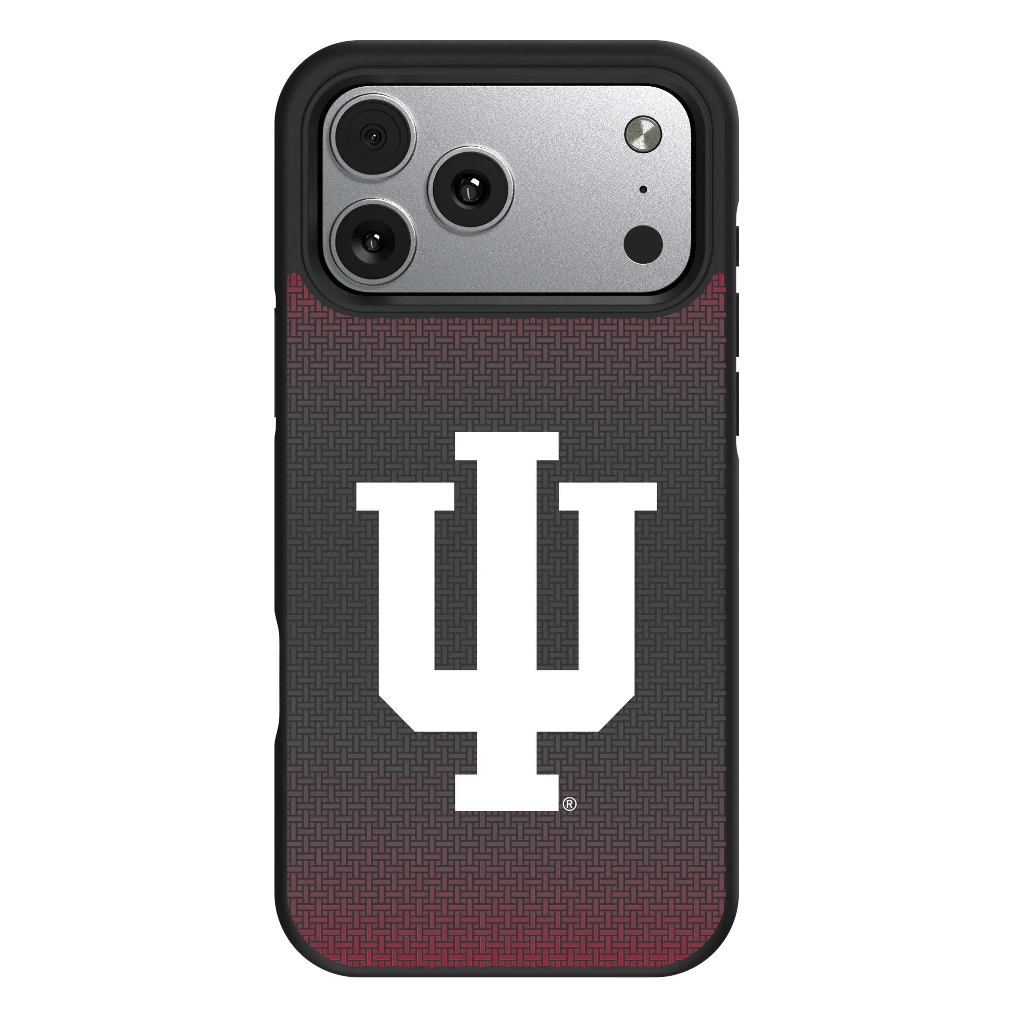 Indiana University Hoosiers Linen iPhone Bump Phone Case for Apple iPhone#Device_iPhone 17 Pro Max