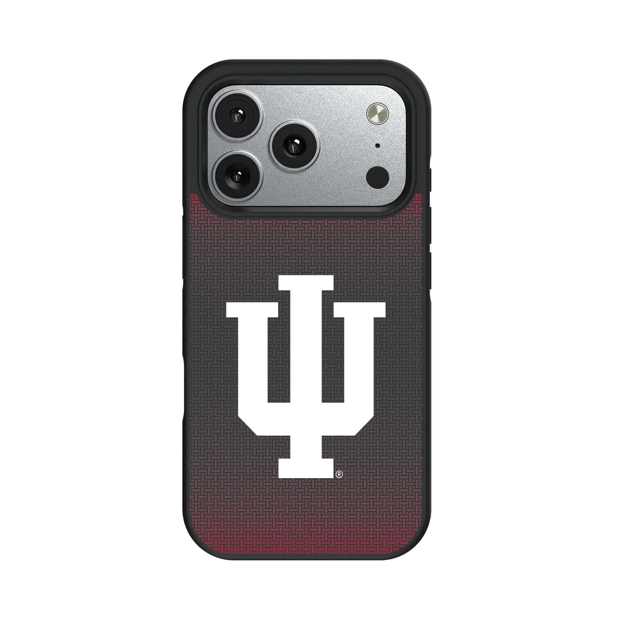 Indiana University Hoosiers Linen iPhone Bump Phone Case for Apple iPhone#Device_iPhone 17 Pro