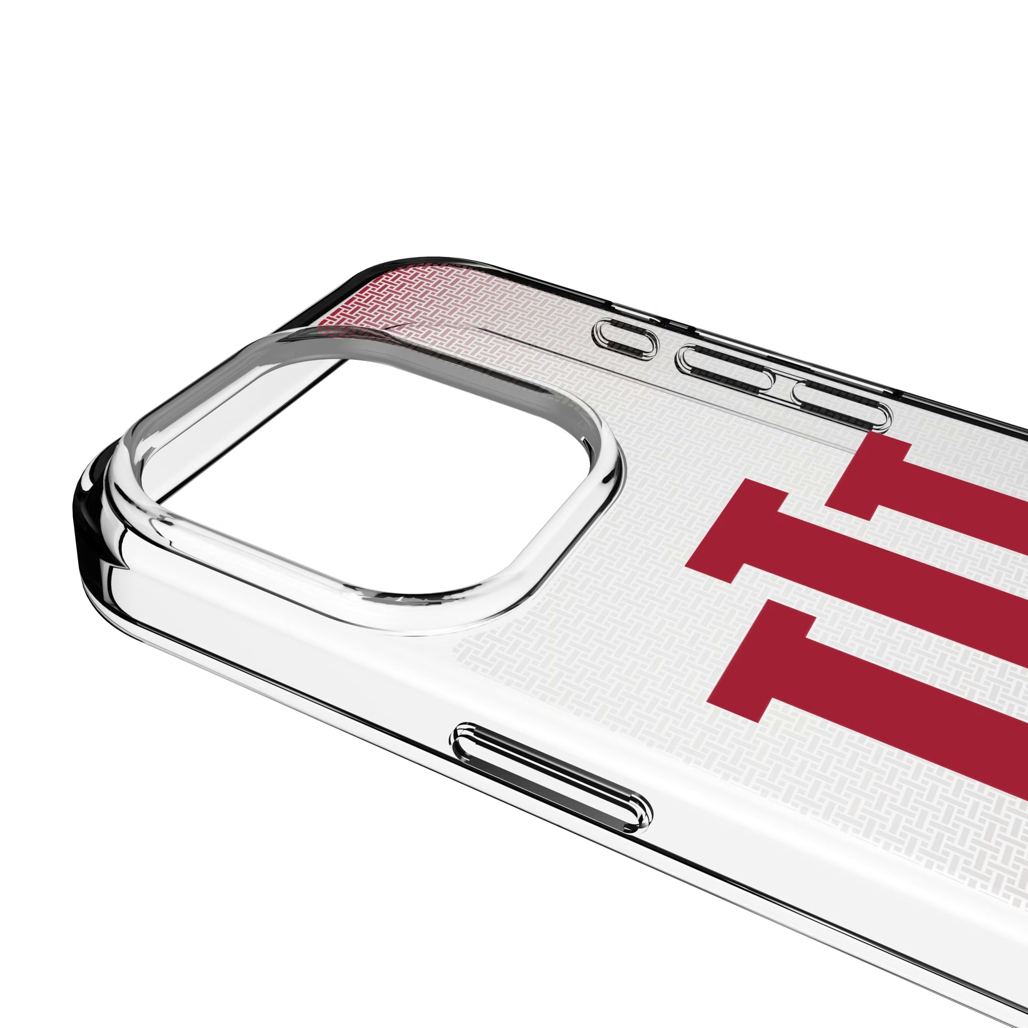 Indiana University Hoosiers Linen iPhone Clear Phone Case for Apple iPhone - Detail