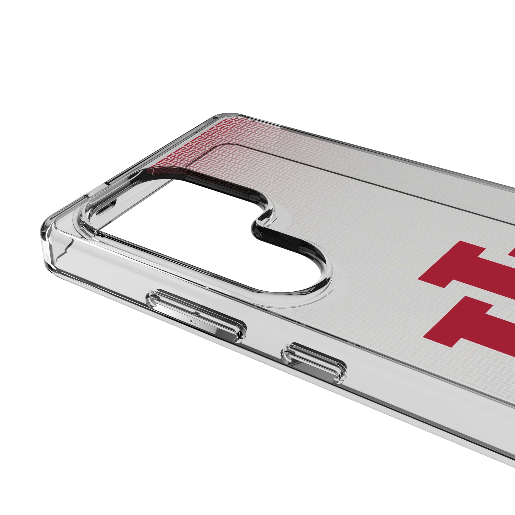 Indiana University Hoosiers Linen Galaxy Clear Phone Case for Samsung Galaxy - Detail