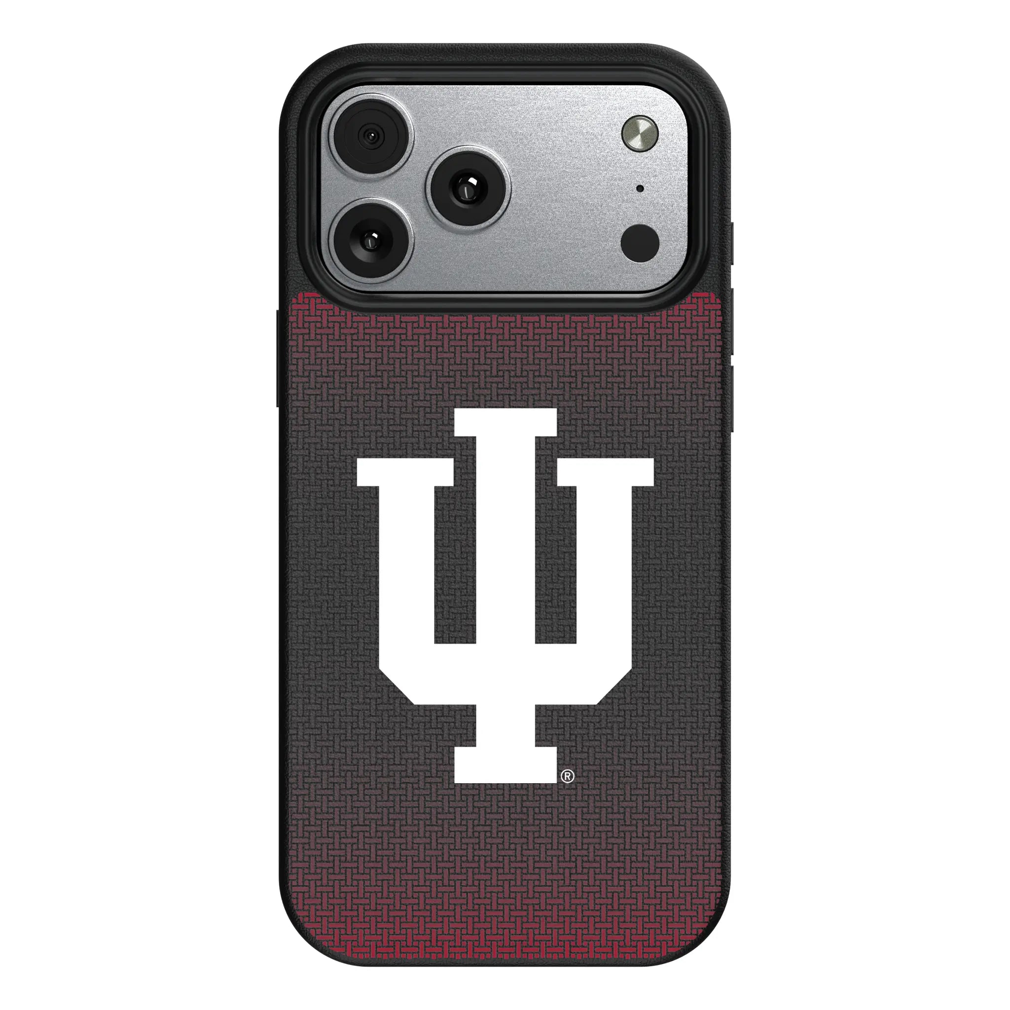 Indiana University Hoosiers Linen iPhone MagSafe Compatible Phone Case for Apple iPhone#Device_iPhone 17 Pro Max