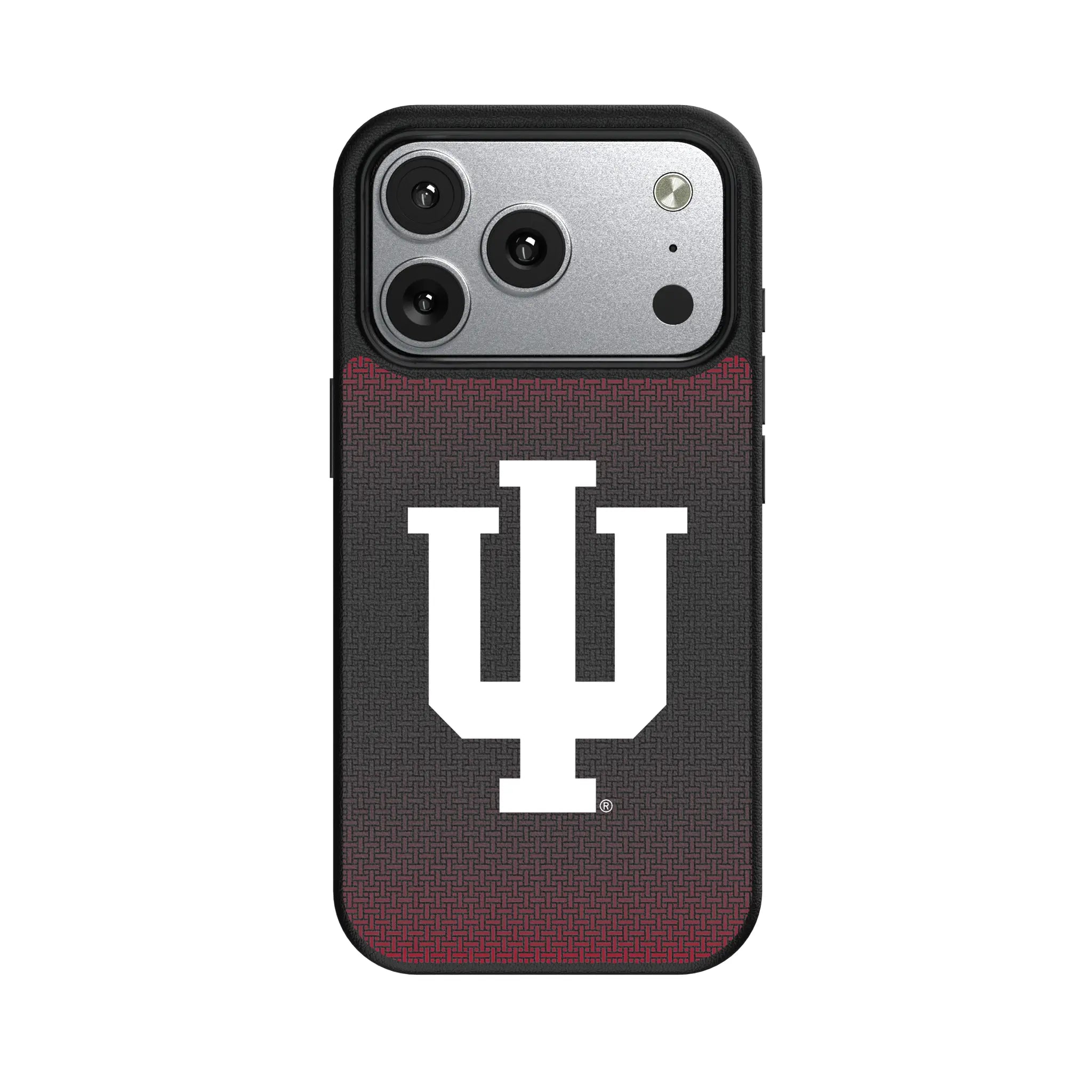 Indiana University Hoosiers Linen iPhone MagSafe Compatible Phone Case for Apple iPhone#Device_iPhone 17 Pro