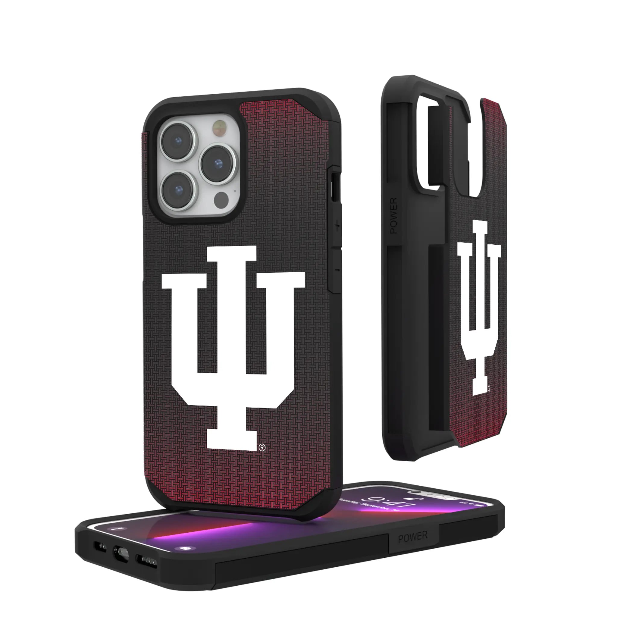 Indiana University Hoosiers Linen iPhone Rugged Phone Case for Apple iPhone