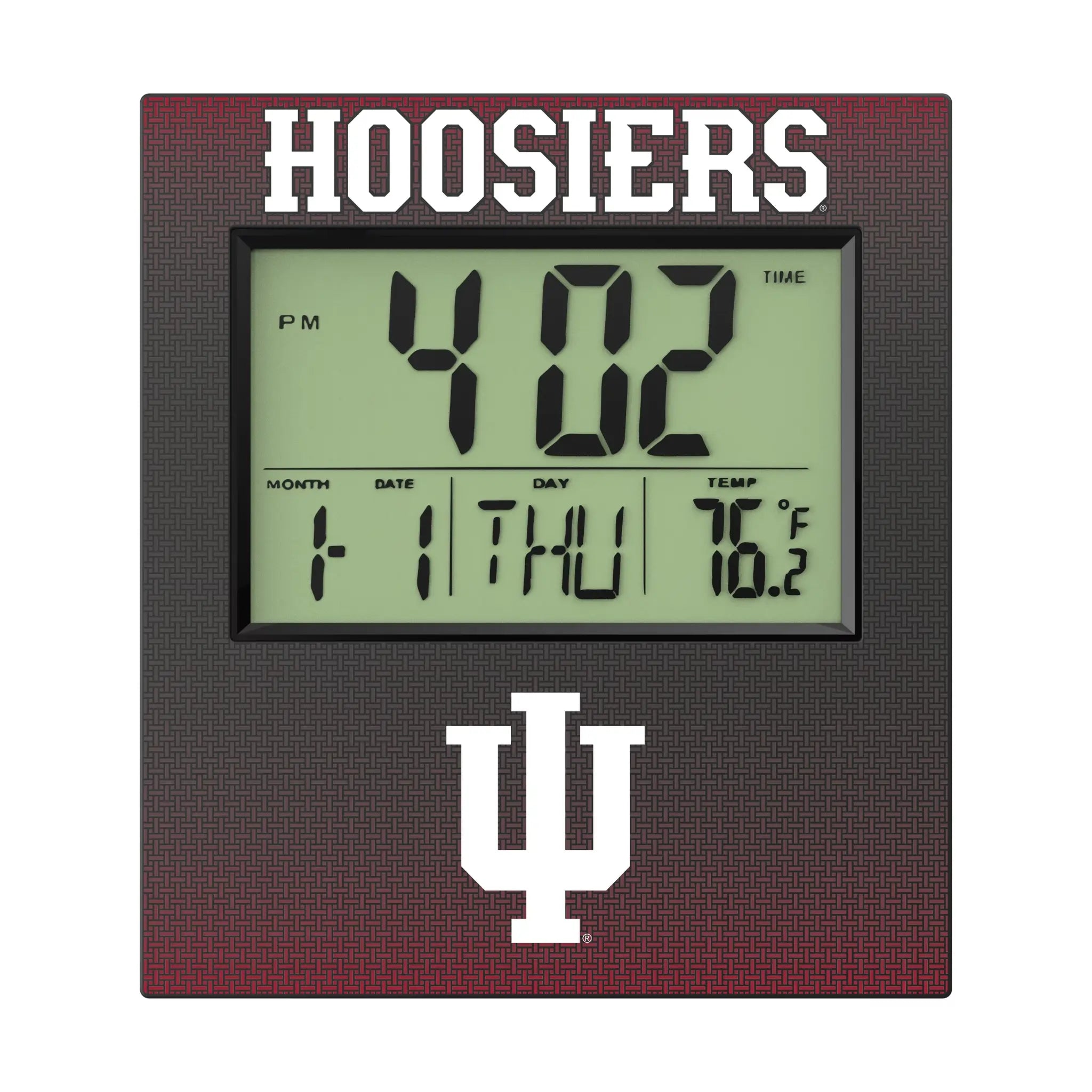 Indiana University Hoosiers Linen Wall Clock