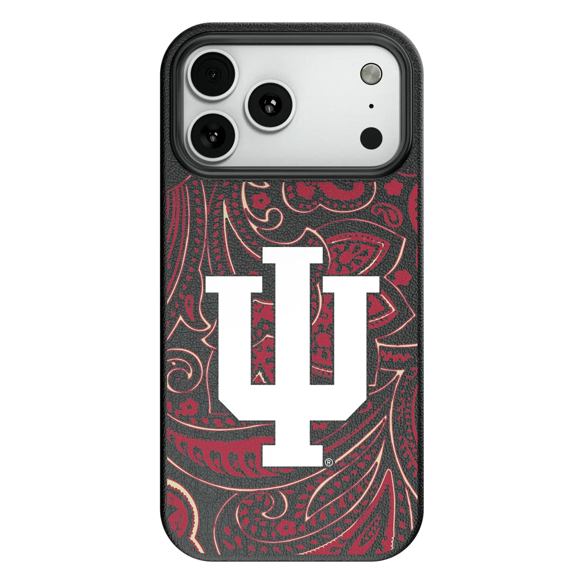 Indiana University Hoosiers Paisley MagSafe Compatible Phone Case for Apple iPhone