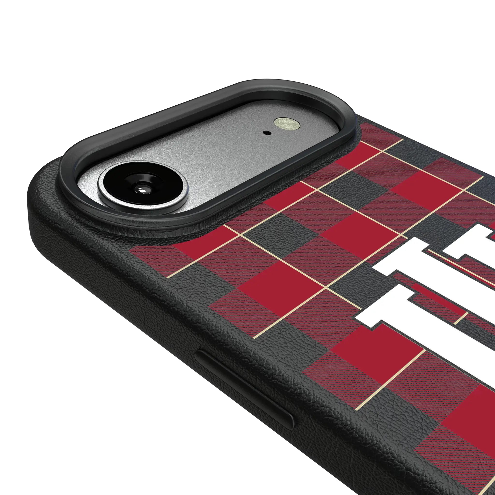 Indiana University Hoosiers Plaid iPhone MagSafe Compatible Phone Case for Apple iPhone - Detail#Device_iPhone Air