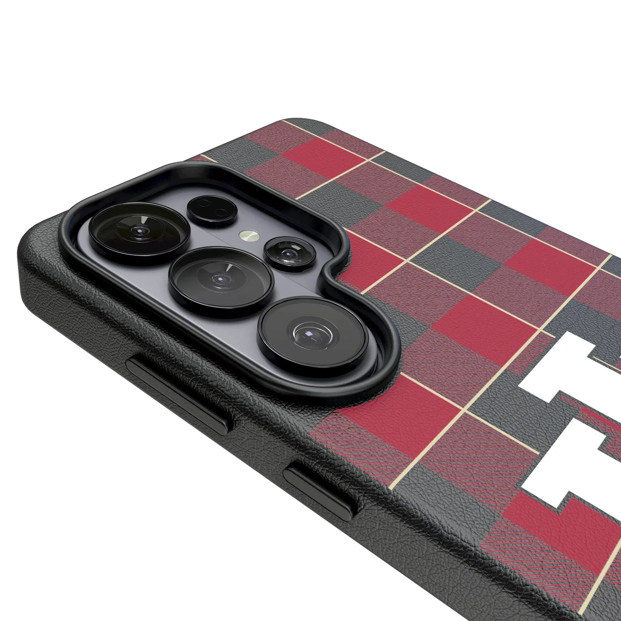 Indiana University Hoosiers Plaid Galaxy MagSafe Compatible Phone Case for Samsung Galaxy - Detail#Device_Galaxy S26 Ultra