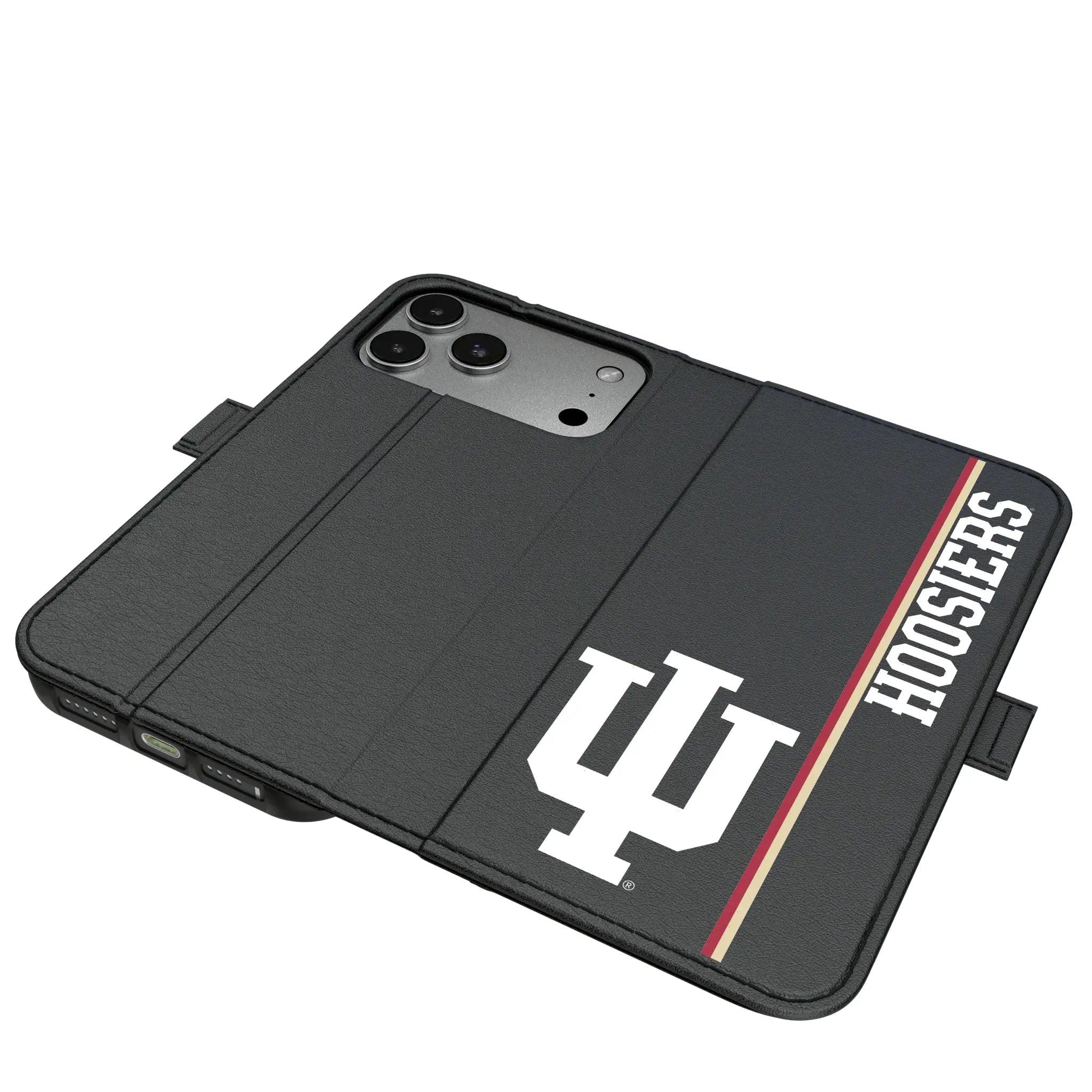 Indiana University Hoosiers Sidebar iPhone Folio Phone Case for Apple iPhone#Device_iPhone 17 Pro Max