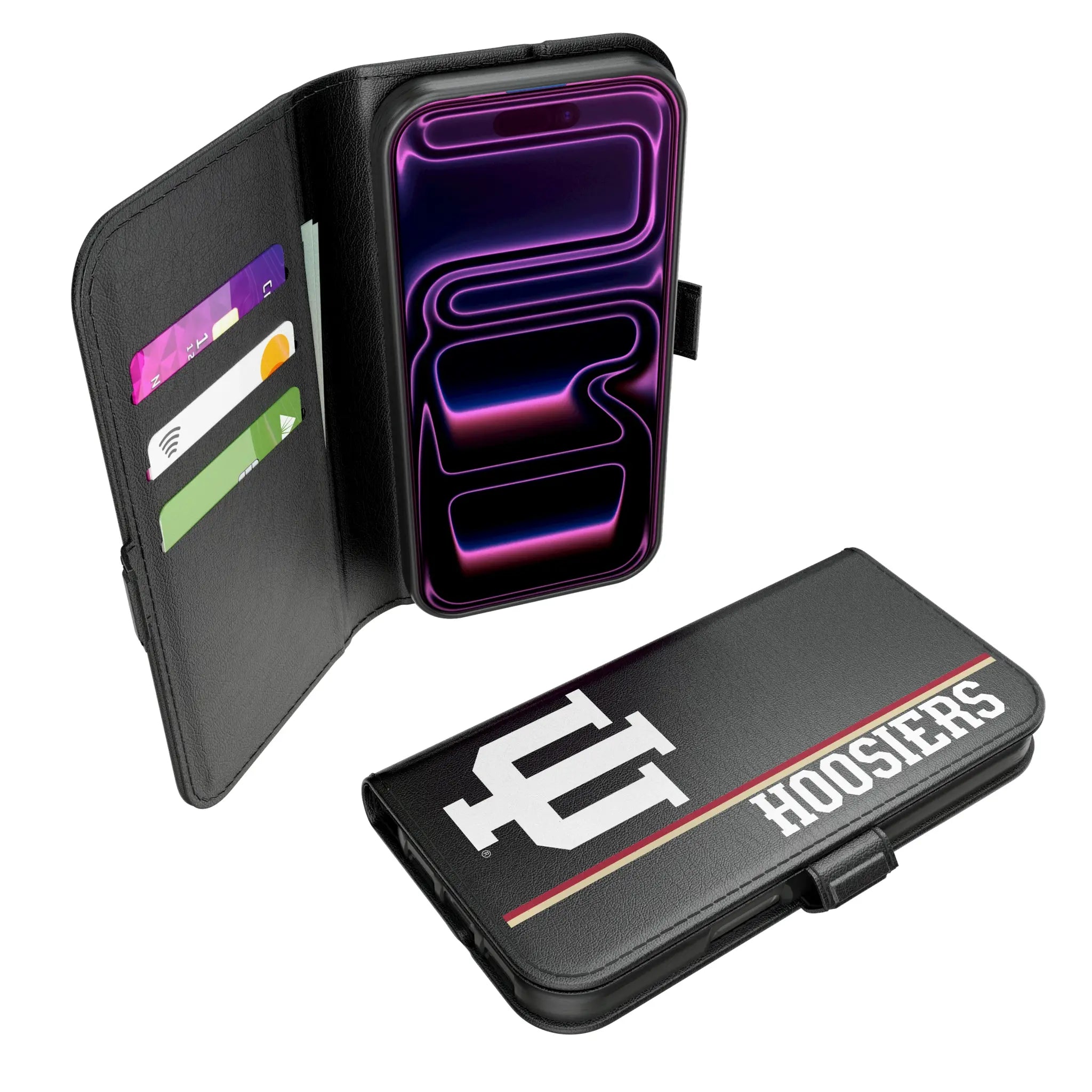 Indiana University Hoosiers Sidebar iPhone Folio Phone Case for Apple iPhone#Device_iPhone 17 Pro