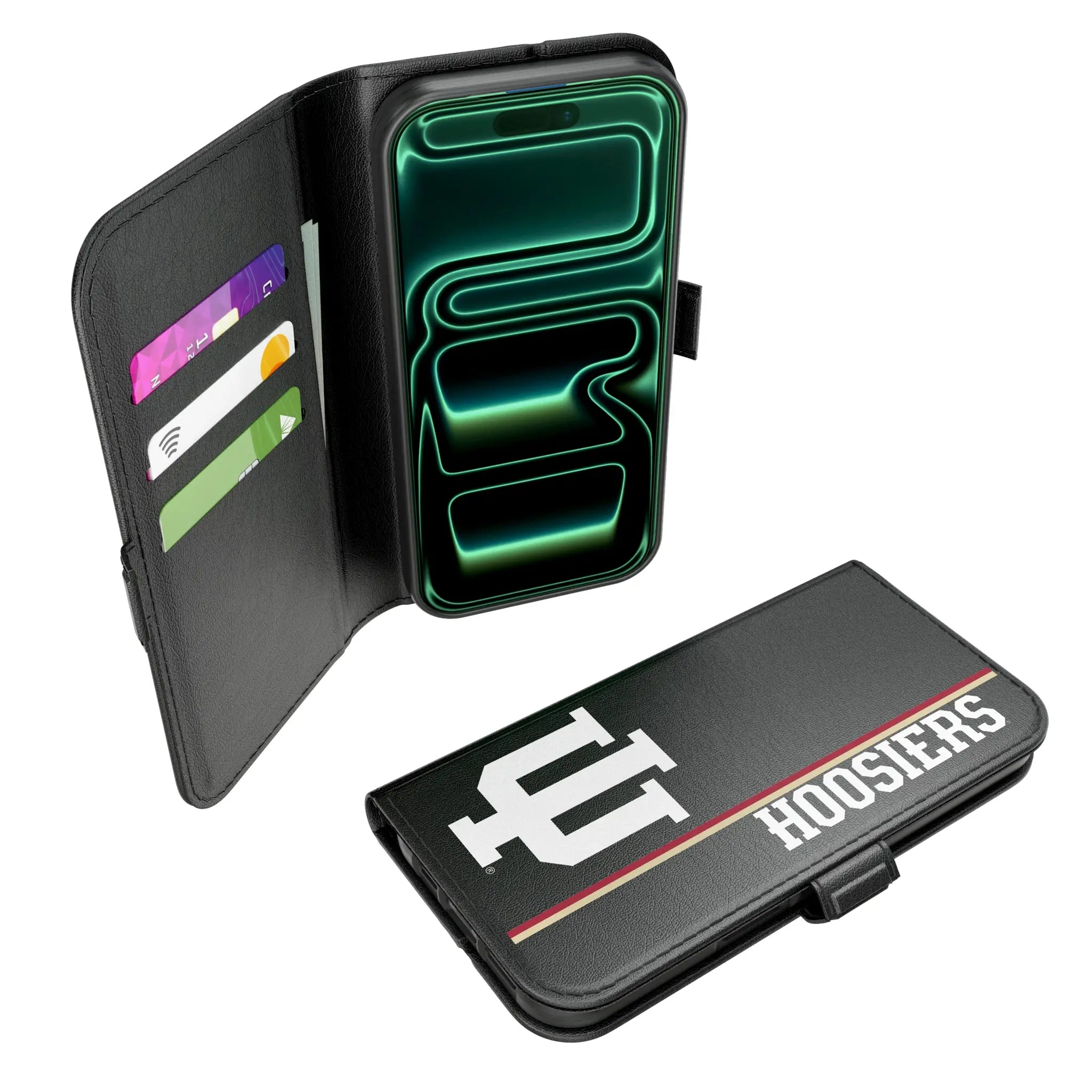Indiana University Hoosiers Sidebar iPhone Folio Phone Case for Apple iPhone#Device_iPhone 17