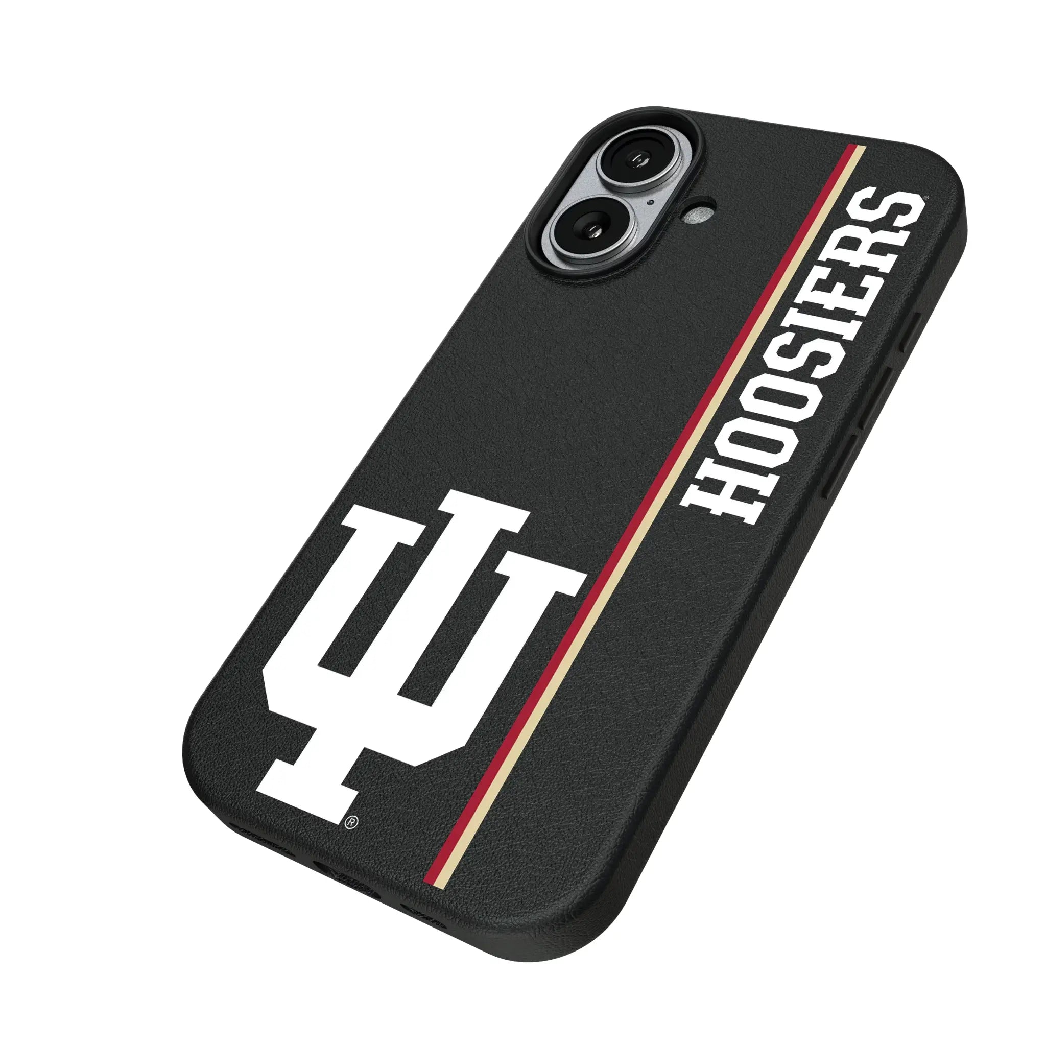 Indiana University Hoosiers Sidebar iPhone MagSafe Compatible Phone Case for Apple iPhone - Isometric View#Device_iPhone 17