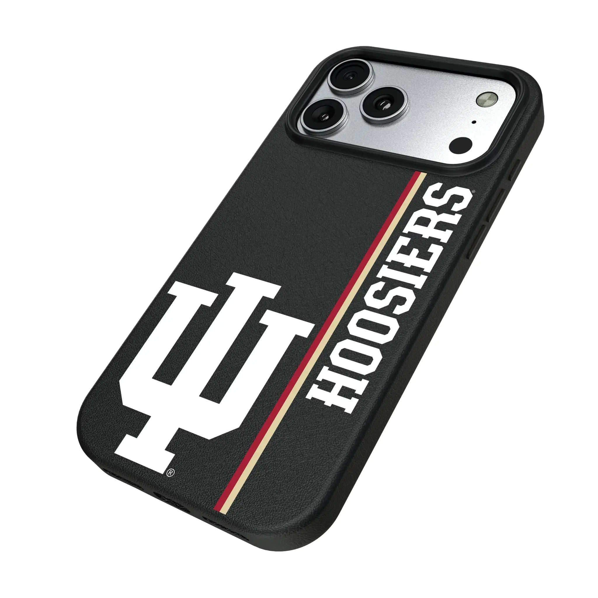 Indiana University Hoosiers Sidebar iPhone MagSafe Compatible Phone Case for Apple iPhone - Isometric View#Device_iPhone 17 Pro Max
