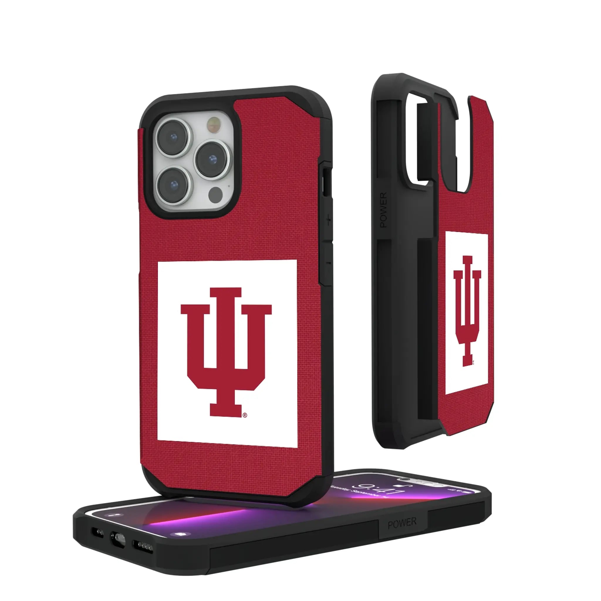 Indiana University Hoosiers Solid iPhone Rugged Phone Case for Apple iPhone
