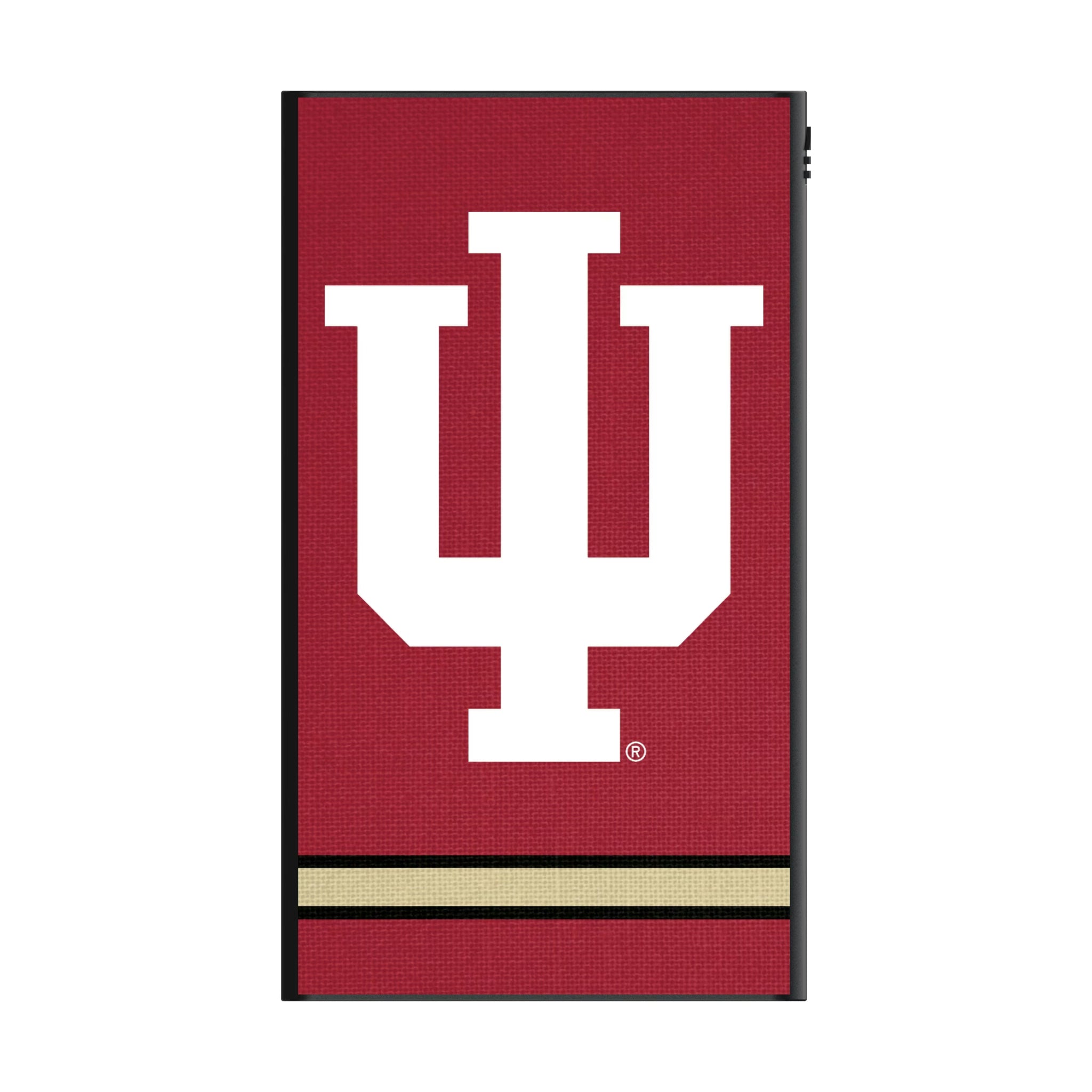 Indiana University Hoosiers Stripe 5000mAh Flat Powerbank