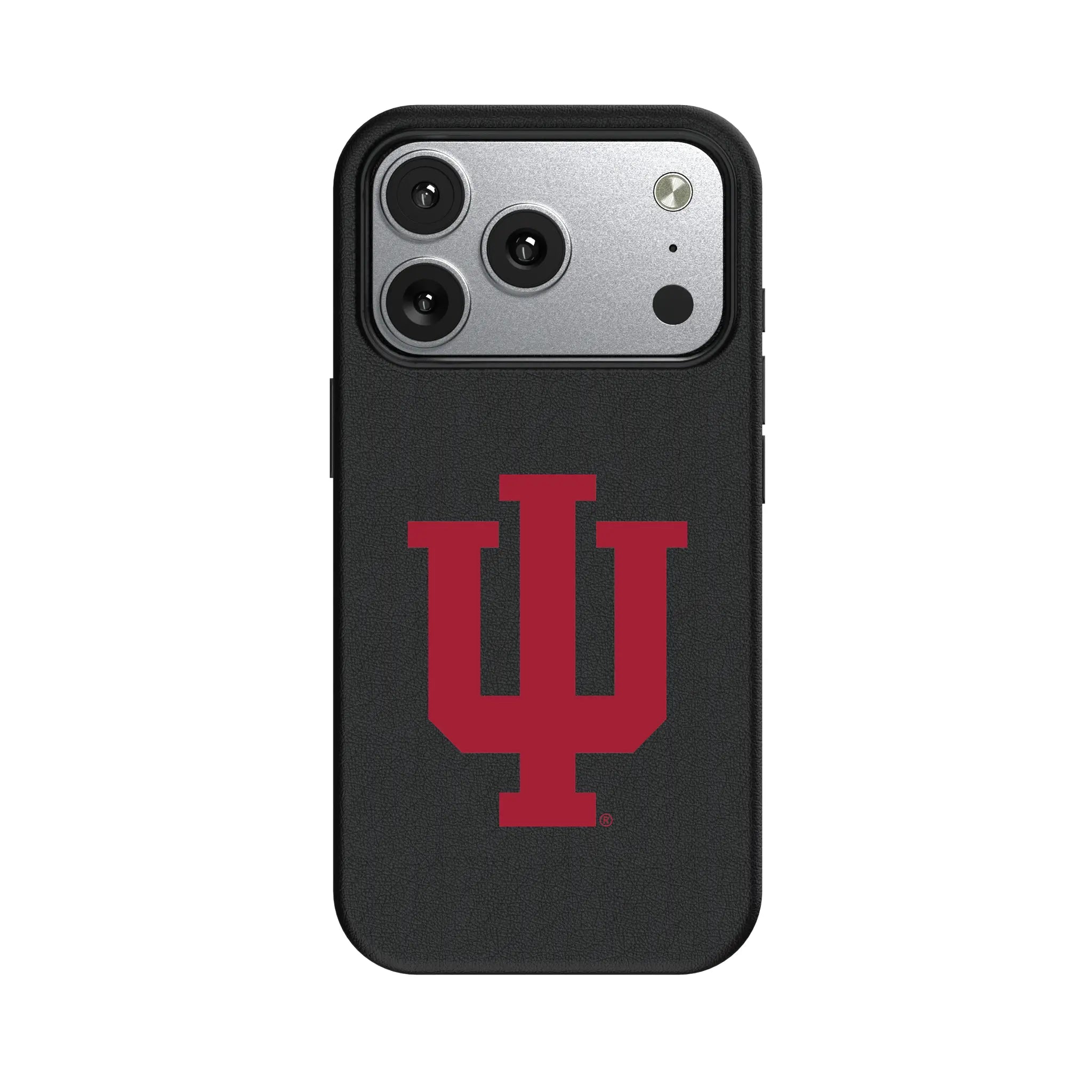 Indiana University Hoosiers Text Backdrop iPhone MagSafe Compatible Phone Case for Apple iPhone#Device_iPhone 17 Pro