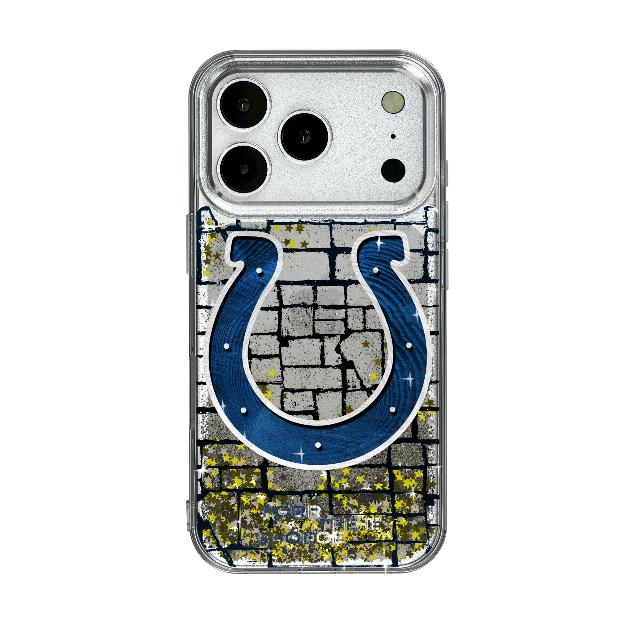 Indianapolis Colts Brick iPhone Glitter Phone Case for Apple iPhone