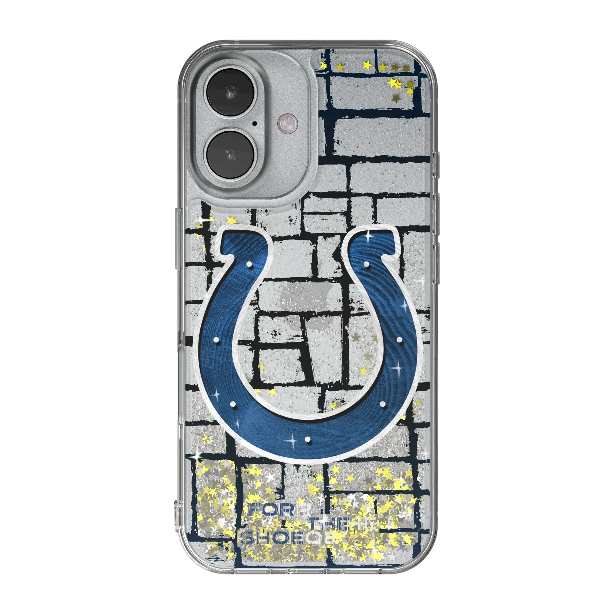 Indianapolis Colts Brick iPhone Glitter Phone Case for Apple iPhone