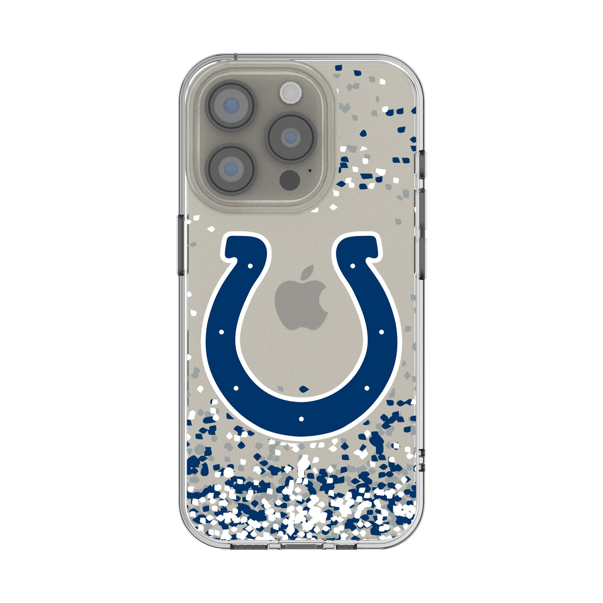 Indianapolis Colts Confetti iPhone Clear Phone Case for Apple iPhone