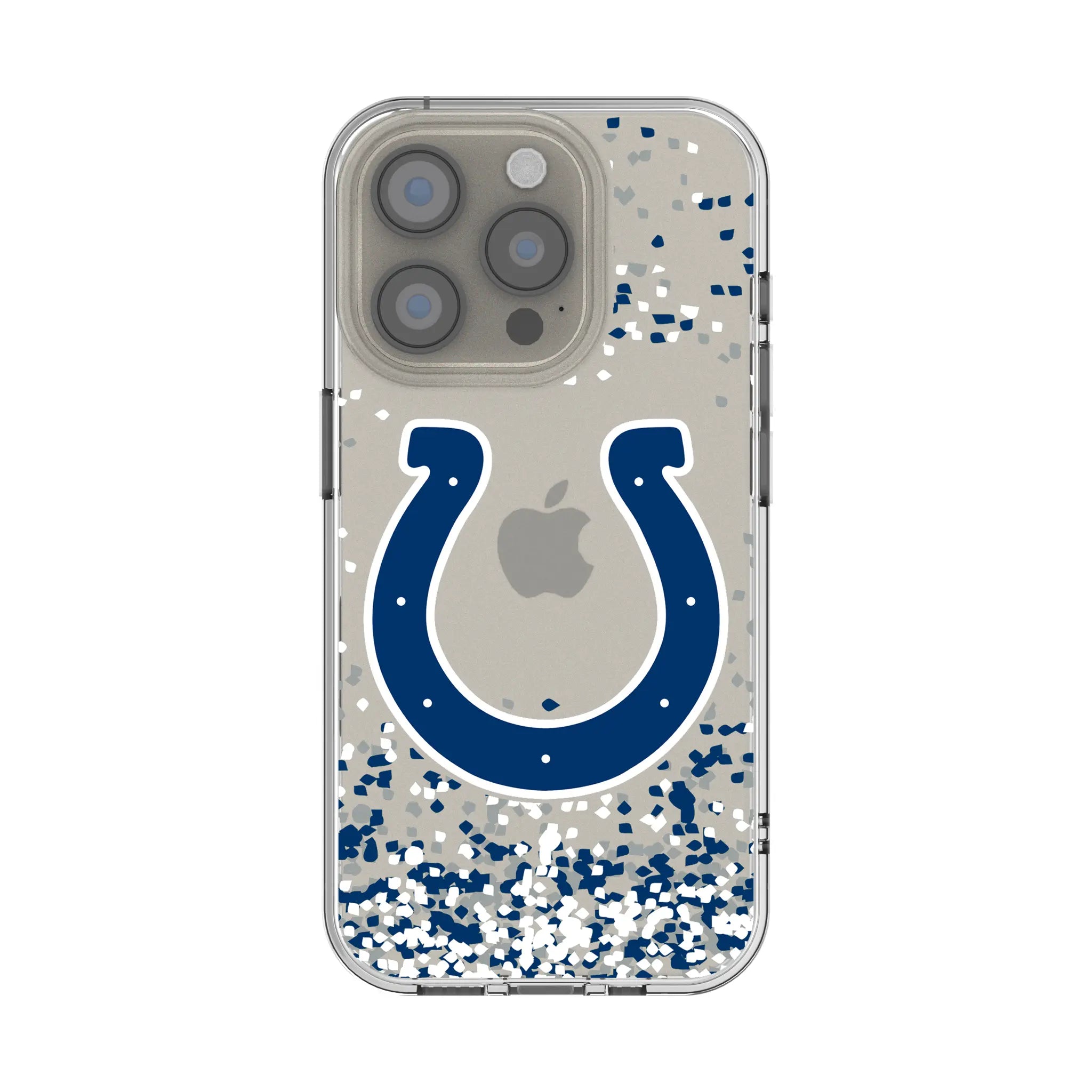Indianapolis Colts Confetti iPhone Clear Phone Case for Apple iPhone