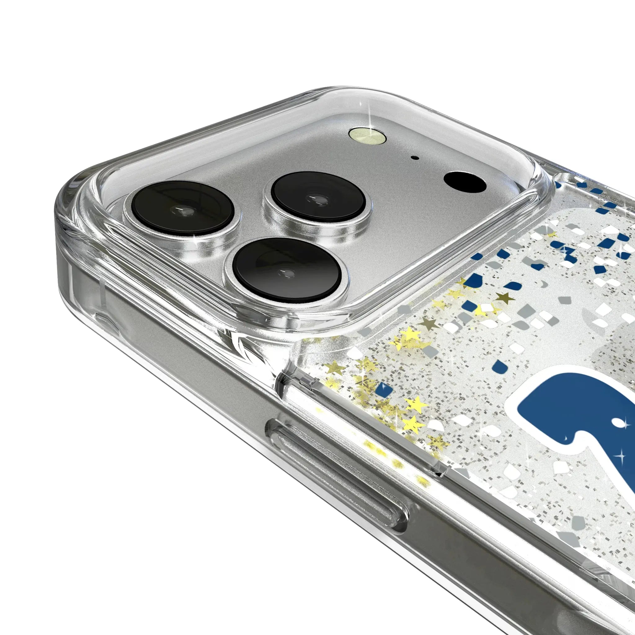 Indianapolis Colts Confetti iPhone Glitter Phone Case for Apple iPhone - Detail