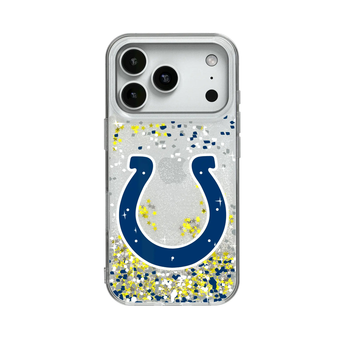 Indianapolis Colts Confetti Glitter Phone Case for Apple iPhone