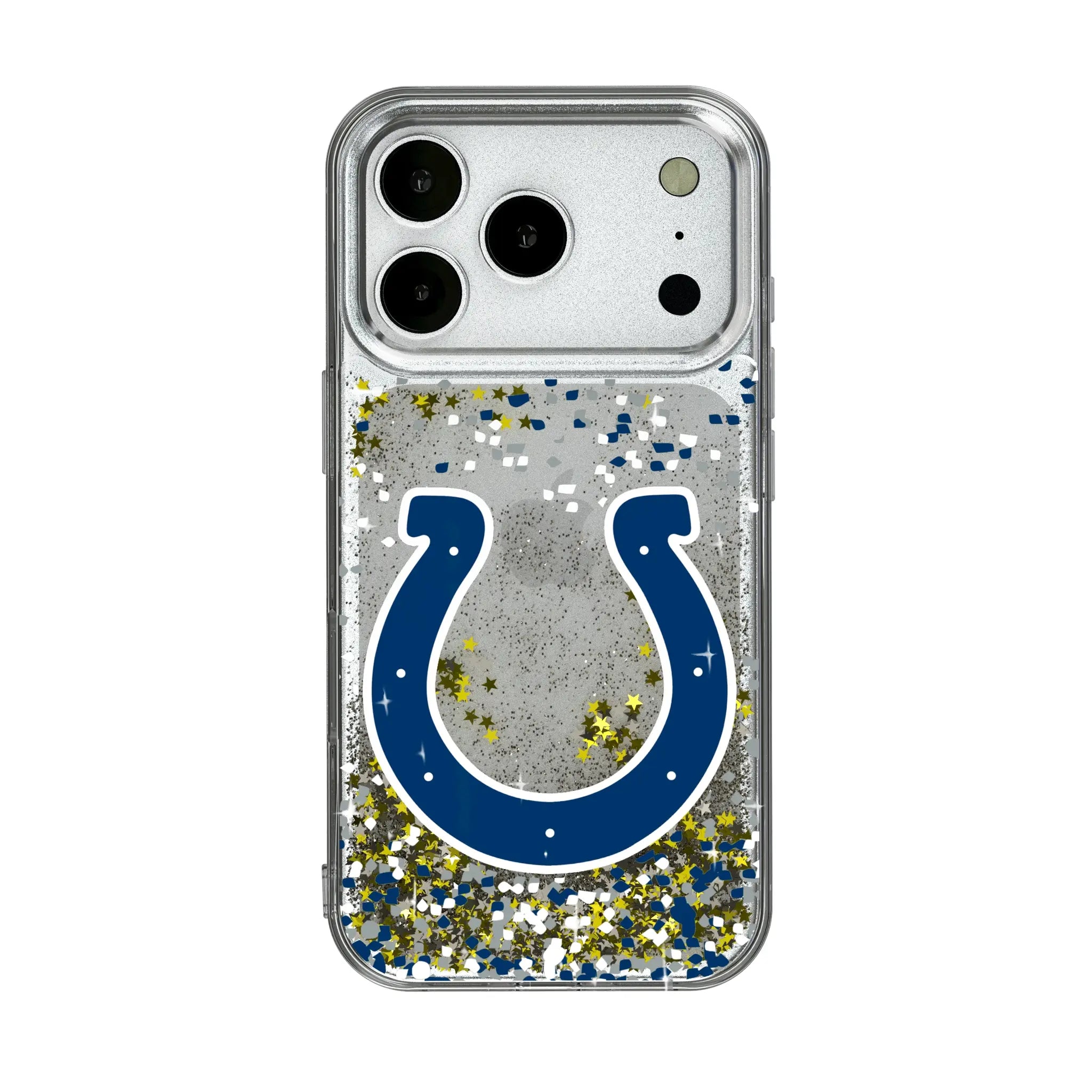 Indianapolis Colts Confetti iPhone Glitter Phone Case for Apple iPhone