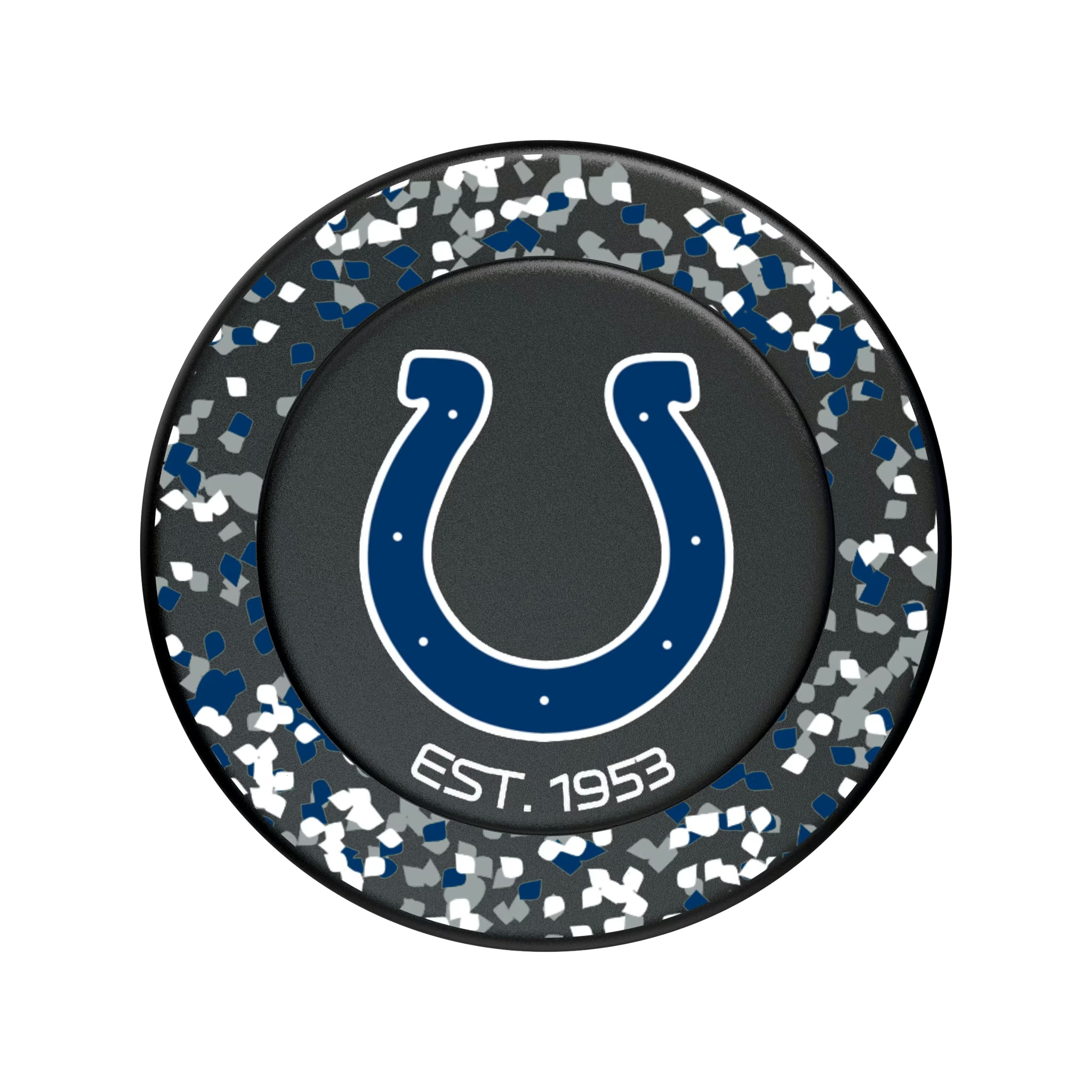 Indianapolis Colts Confetti Popsockets Round Magnetic