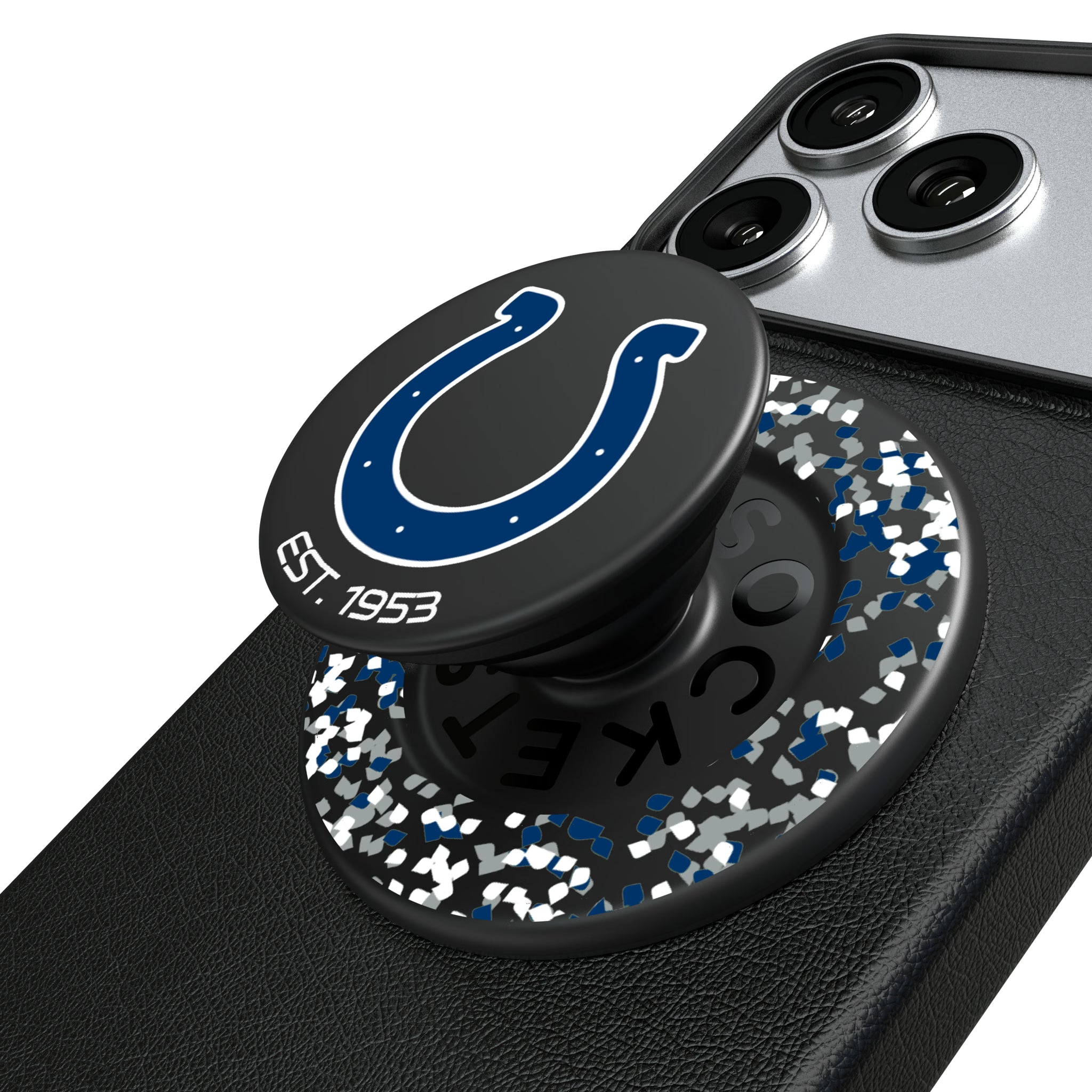 Indianapolis Colts Confetti Popsockets Round Magnetic