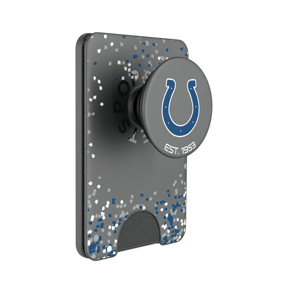 Indianapolis Colts Confetti PopSockets Magnetic Phone Grip and Stand